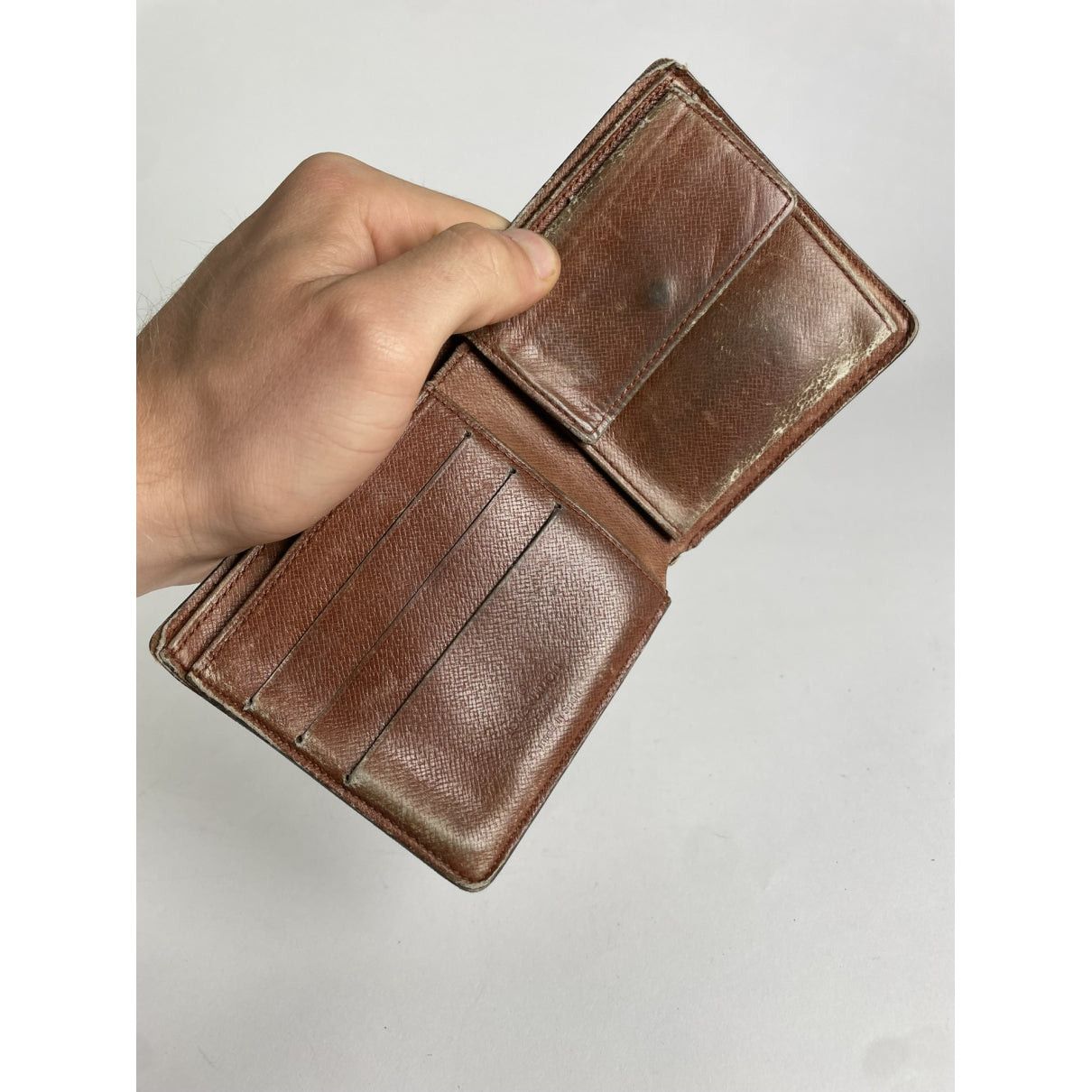 Louis Vuitton Brown Leather Purse Size ONE SIZE - 4 Thumbnail