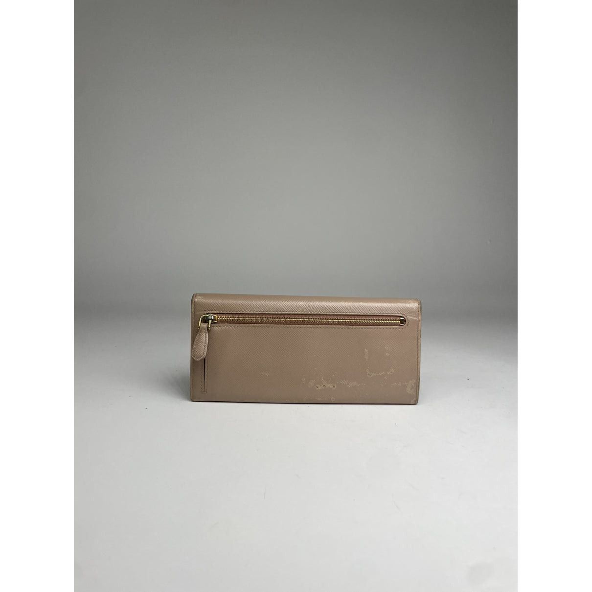 Prada Beige Leather Wallet Size ONE SIZE - 2 Thumbnail