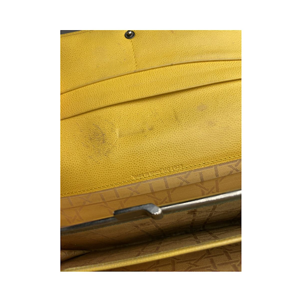 Dior Yellow Leather Wallet Size ONE SIZE - 5 Thumbnail