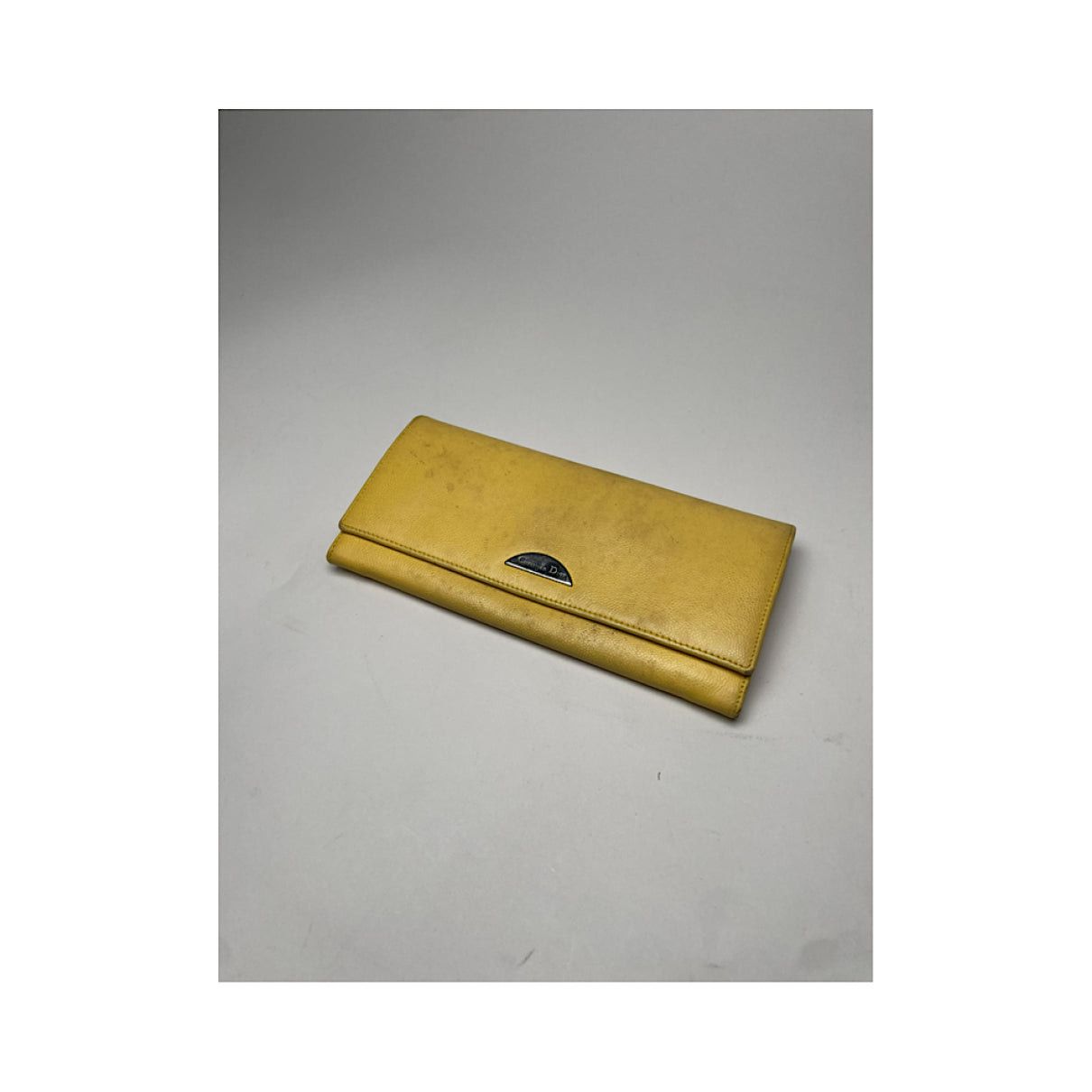 Dior Yellow Leather Wallet Size ONE SIZE - 2 Thumbnail