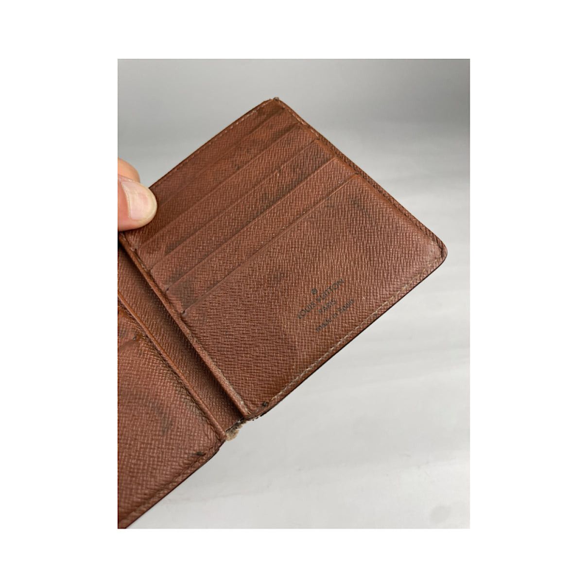 Louis Vuitton Brown Leather Purse Size ONE SIZE - 5 Thumbnail