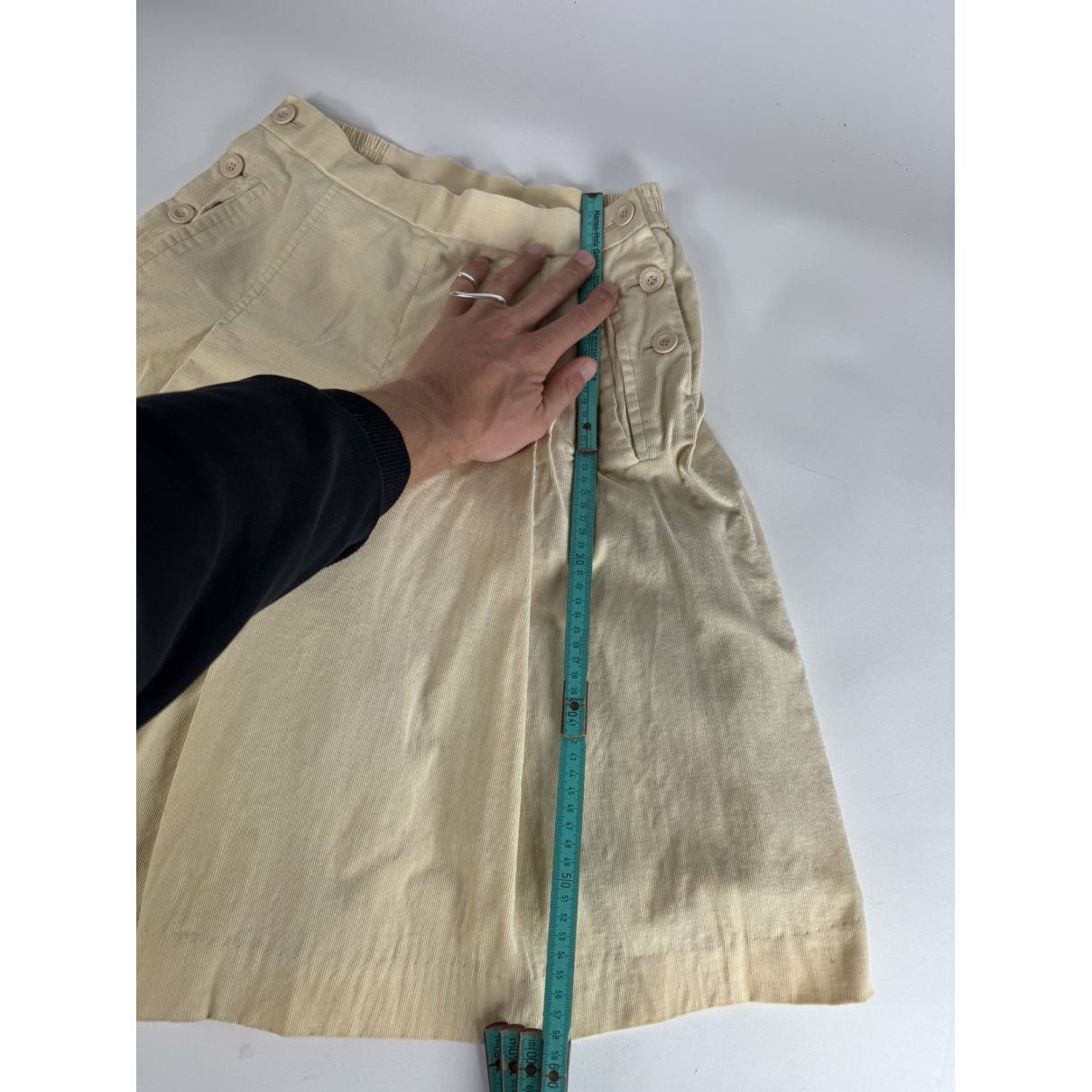 Dior Beige Cotton Skirt Size 34" / US 12 / IT 48 - 5 Thumbnail
