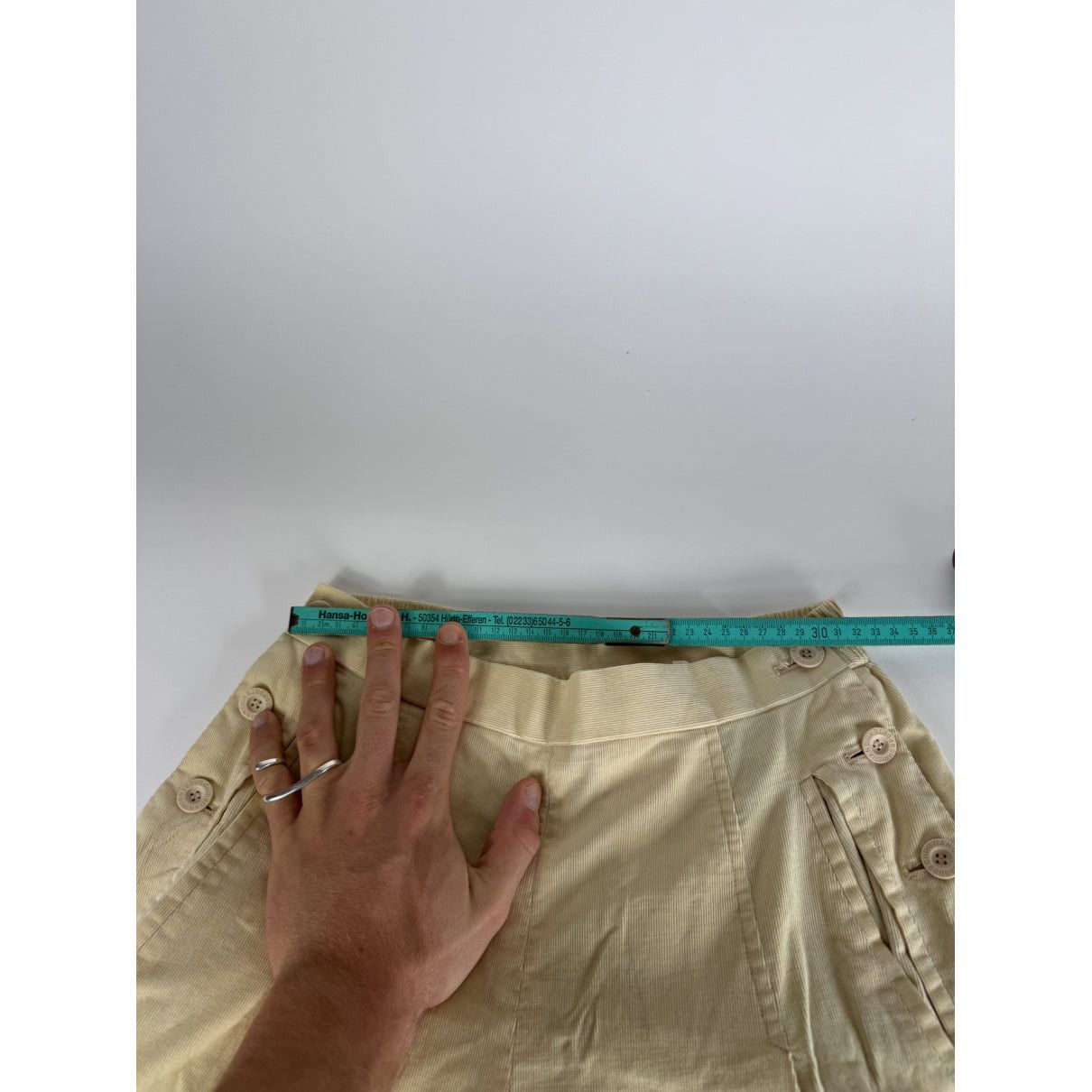 Dior Beige Cotton Skirt Size 34" / US 12 / IT 48 - 4 Thumbnail