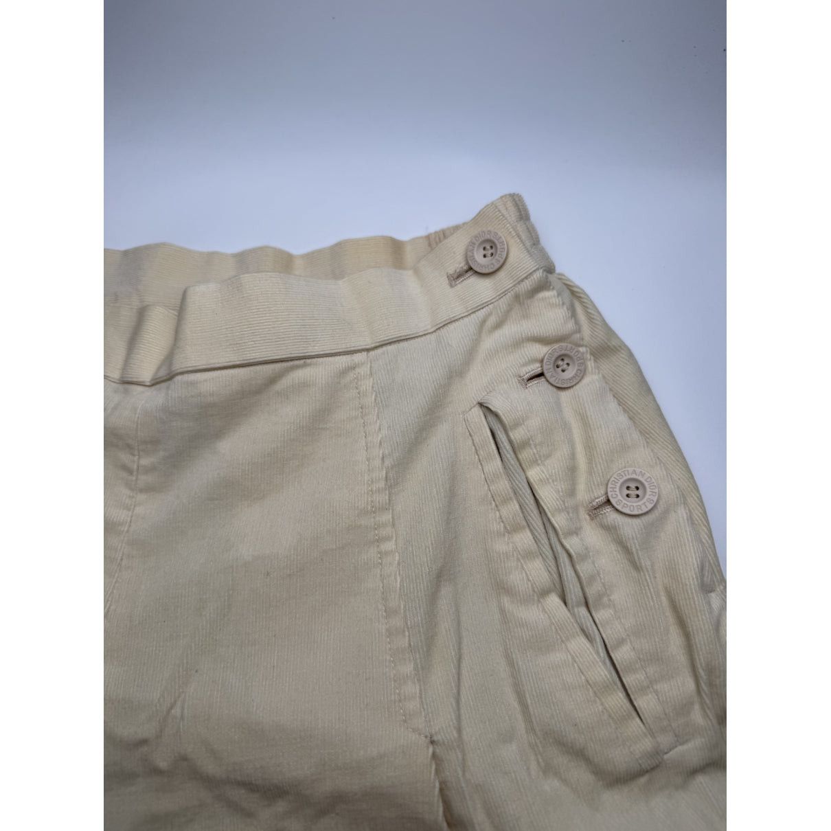 Dior Beige Cotton Skirt Size 34" / US 12 / IT 48 - 3 Thumbnail