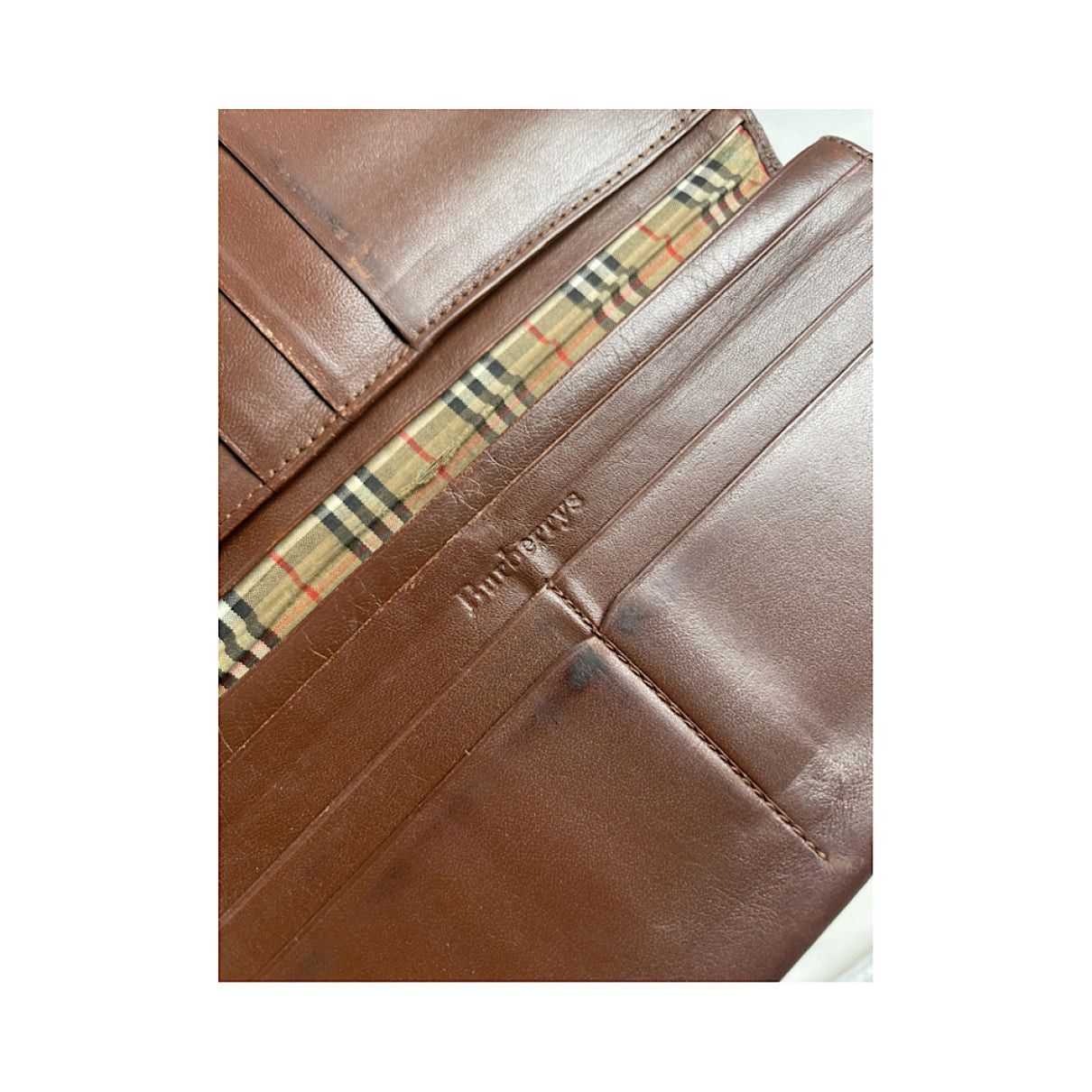 Burberry Brown Leather Wallet Size ONE SIZE - 5 Thumbnail