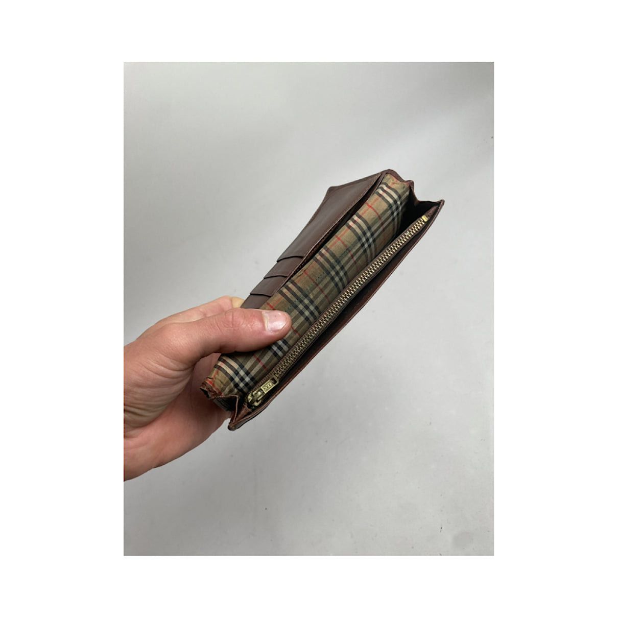 Burberry Brown Leather Wallet Size ONE SIZE - 4 Thumbnail