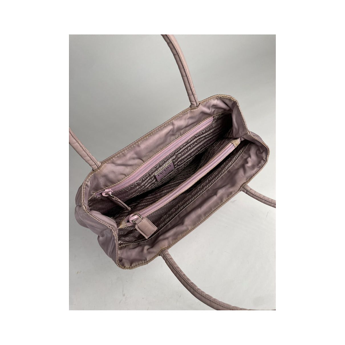 Prada Re-Edition 2005 Zip Purple Polyester Handbag Size ONE SIZE - 4 Thumbnail