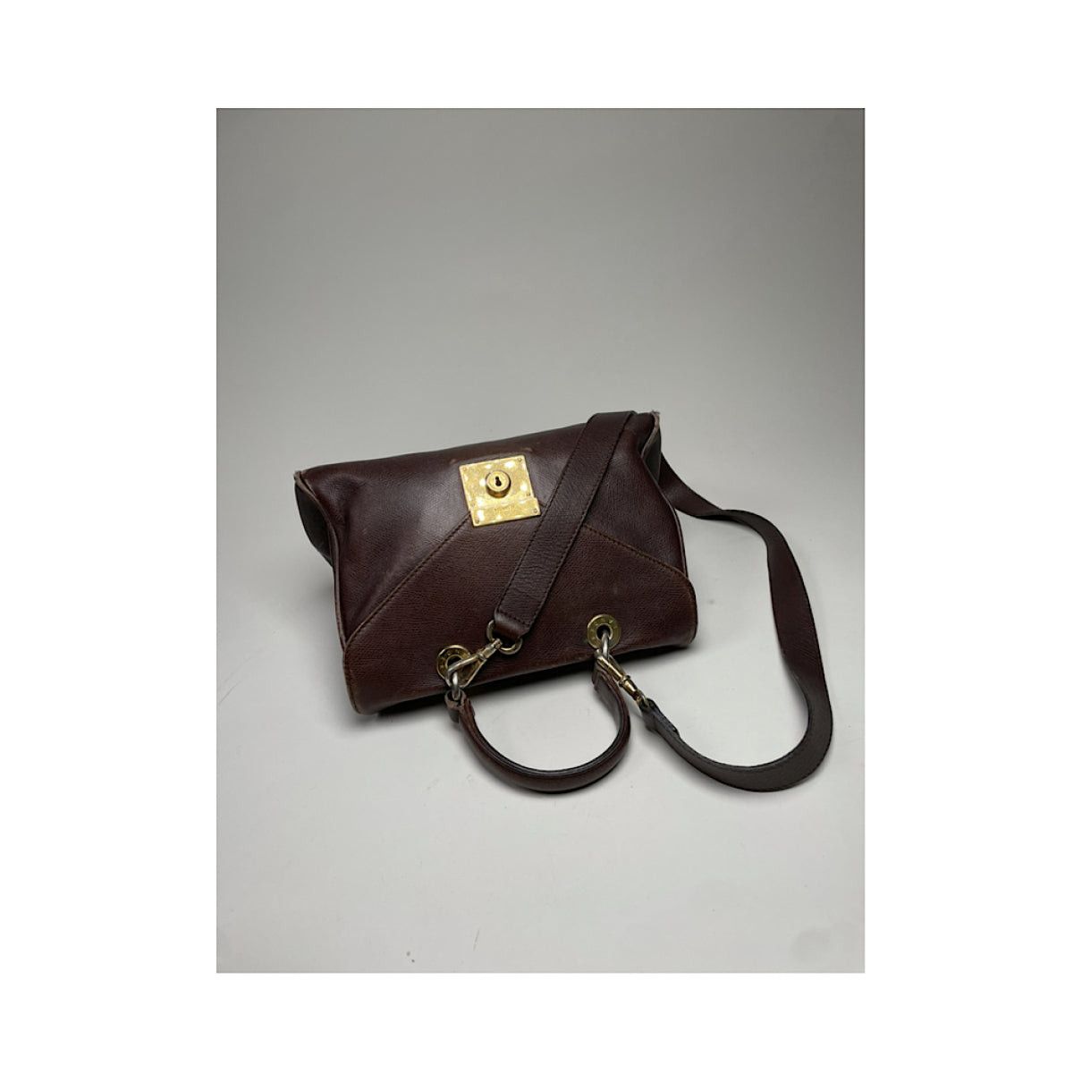 Jil Sander Brown Leather Handbag Size ONE SIZE - 5 Thumbnail