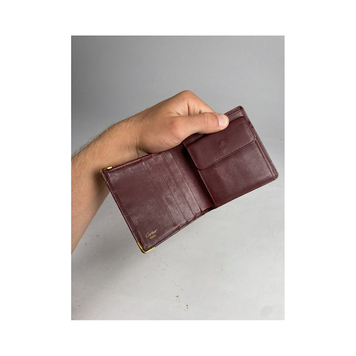 Cartier Burgundy Patent Leather Purse Size ONE SIZE - 5 Thumbnail