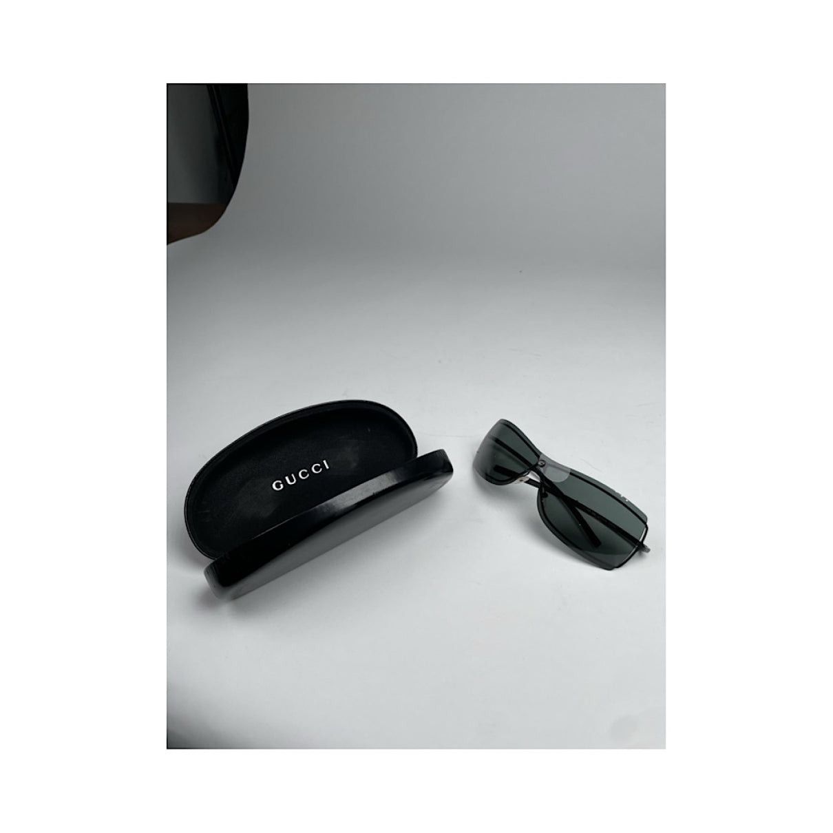 Gucci Anthracite Metal Sunglasses Size ONE SIZE - 2 Thumbnail