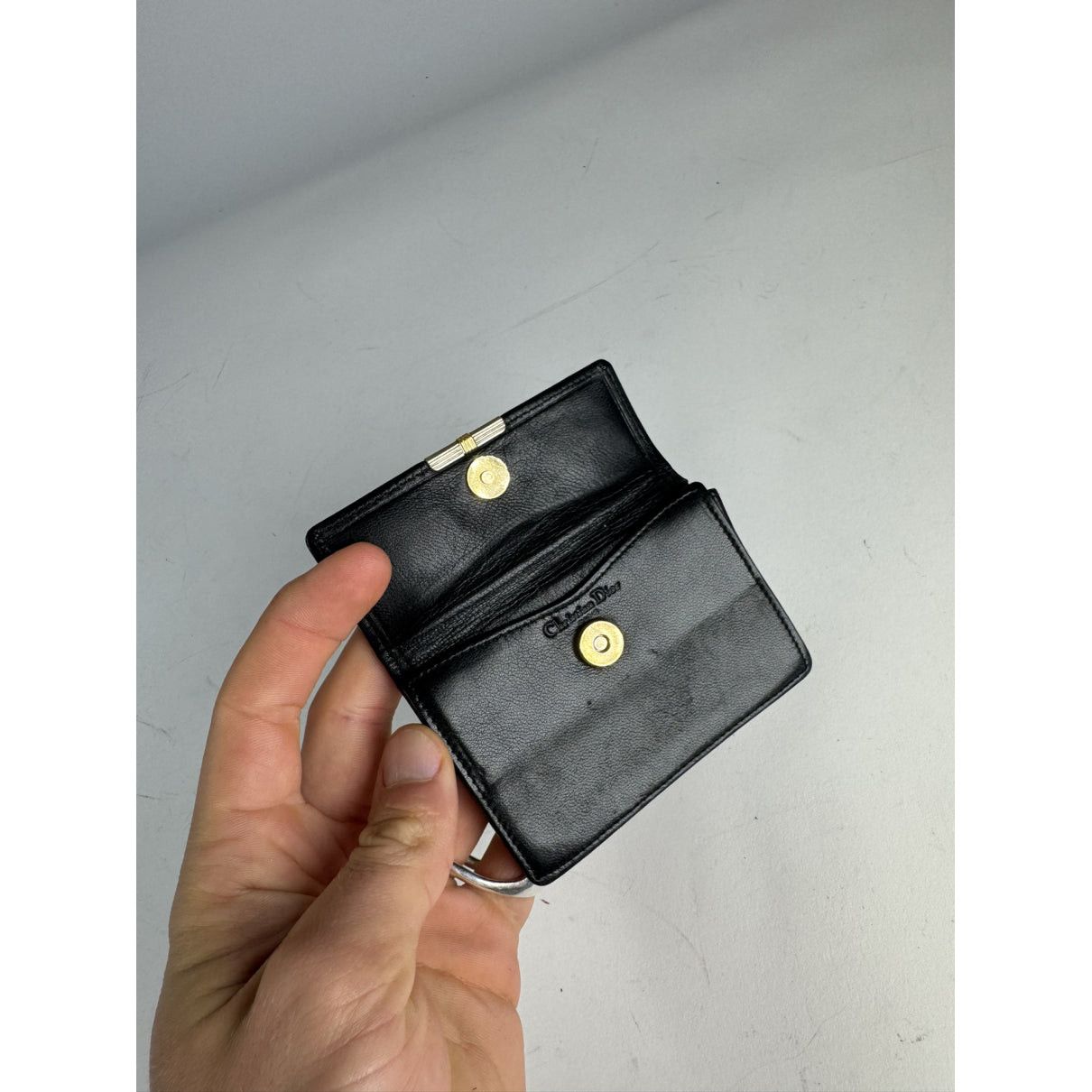 Dior ama Black Leather Purse Size ONE SIZE - 4 Thumbnail
