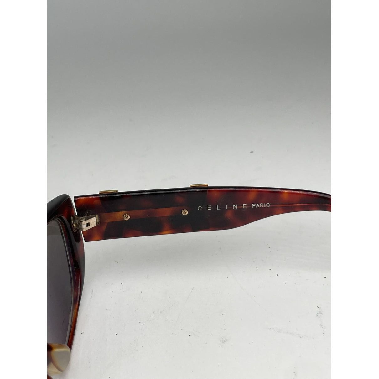 Celine Brown Plastic Sunglasses Size ONE SIZE - 2 Thumbnail