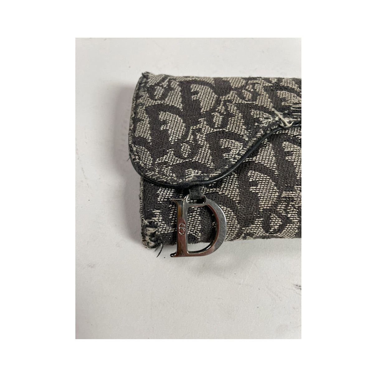 Dior Saddle Black Cotton Wallet Size ONE SIZE - 3 Thumbnail