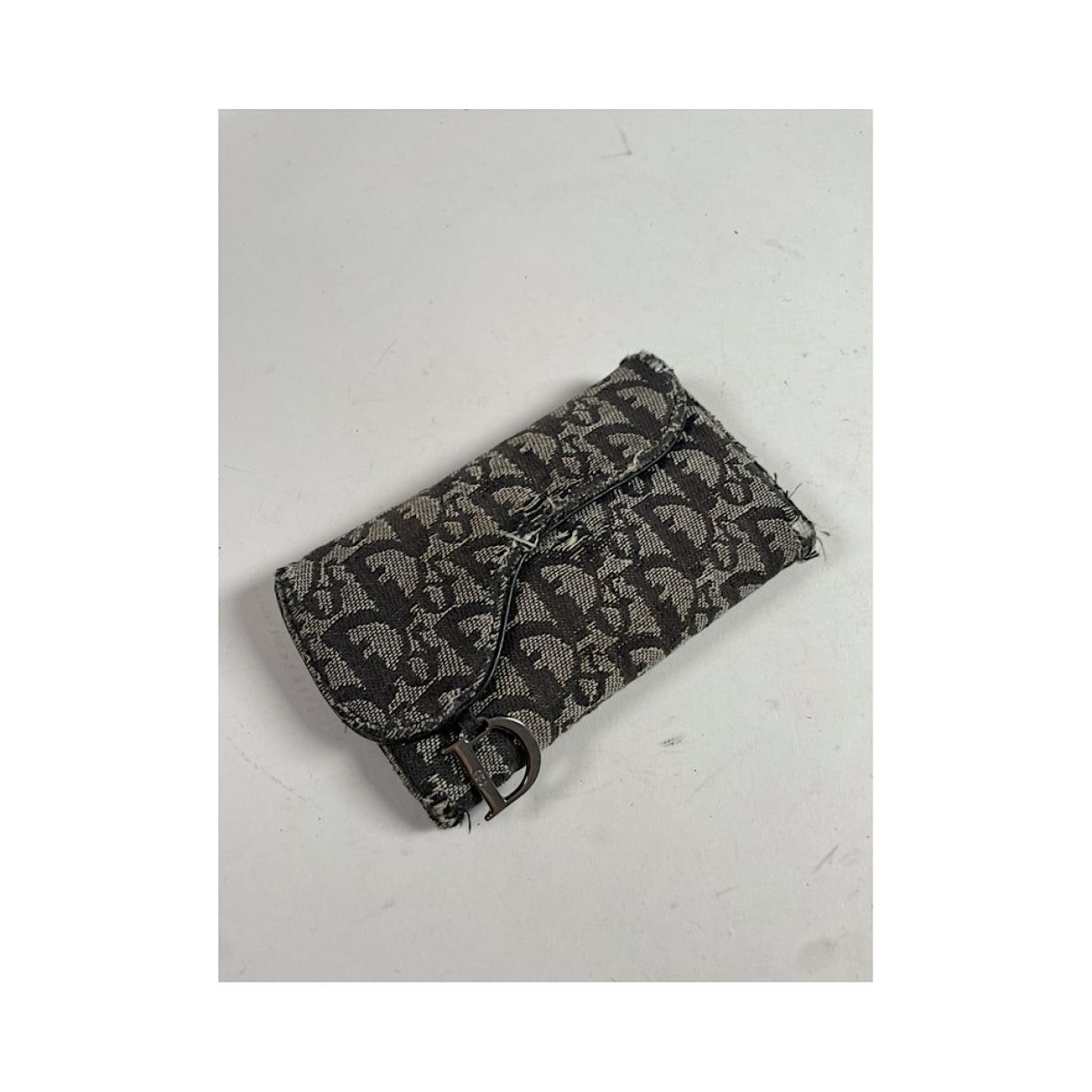 Dior Saddle Black Cotton Wallet Size ONE SIZE - 2 Thumbnail