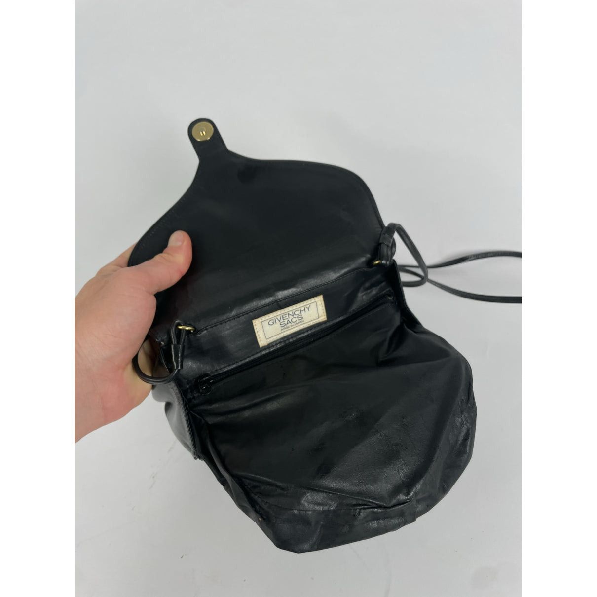 Givenchy Infinity Black Patent Leather Handbag Size ONE SIZE - 2 Thumbnail