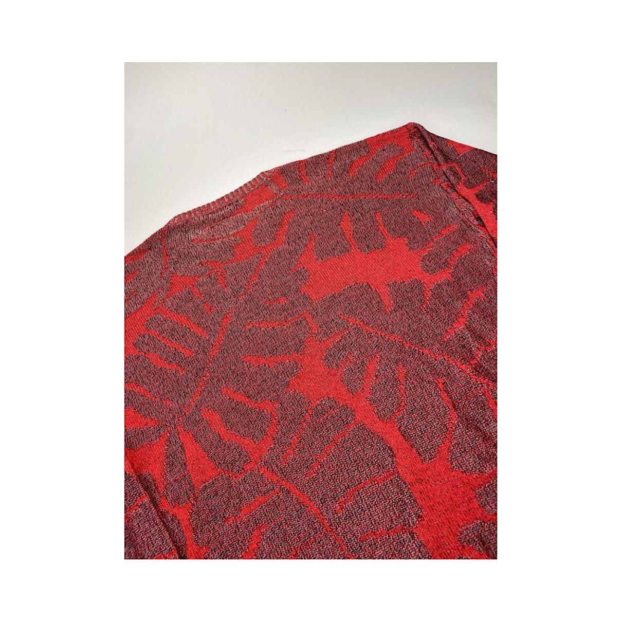 Yves Saint Laurent Red Polyester Knitwear & Sweatshirt Size M / US 6-8 / IT 42-44 - 5 Thumbnail