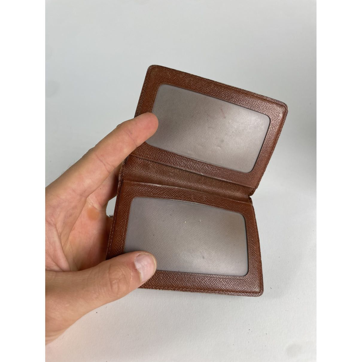 Louis Vuitton Brown Leather Purse Size ONE SIZE - 3 Thumbnail