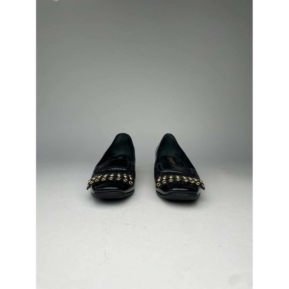 Louis Vuitton Upper Case Black Patent Leather Flat Size US 4.5 / IT 34.5 - 2 Thumbnail