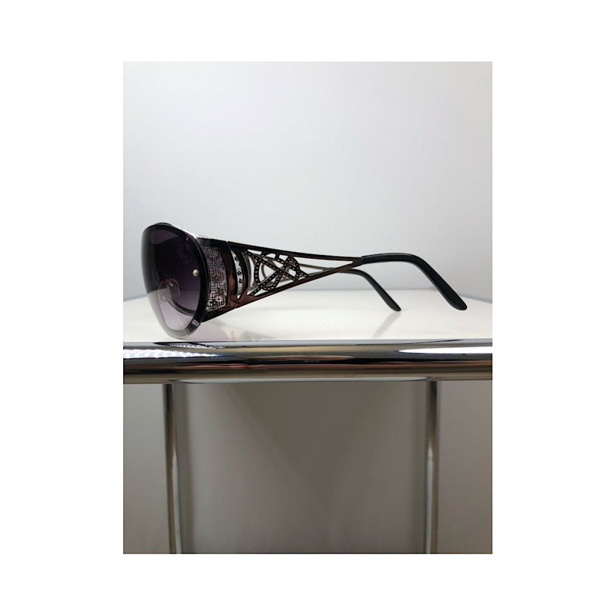 Other Saint Laurent Purple Metal Sunglasses Size ONE SIZE - 3 Thumbnail