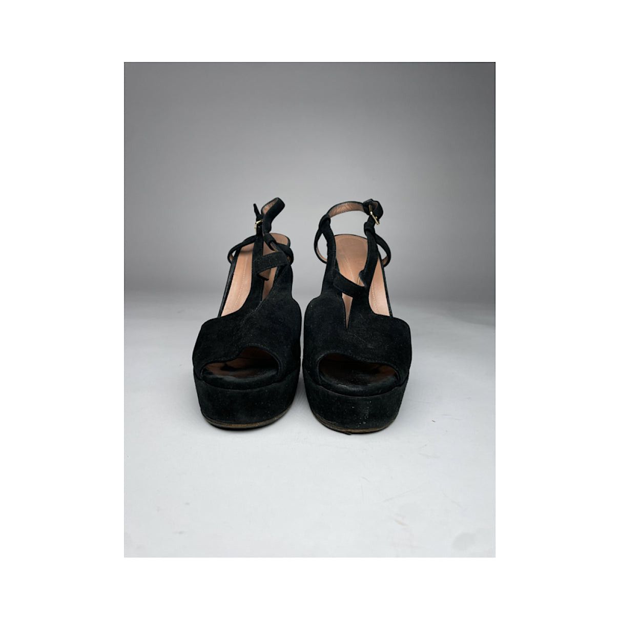 Marni Black Faux Fur Heel Size US 6 / IT 36 - 4 Thumbnail