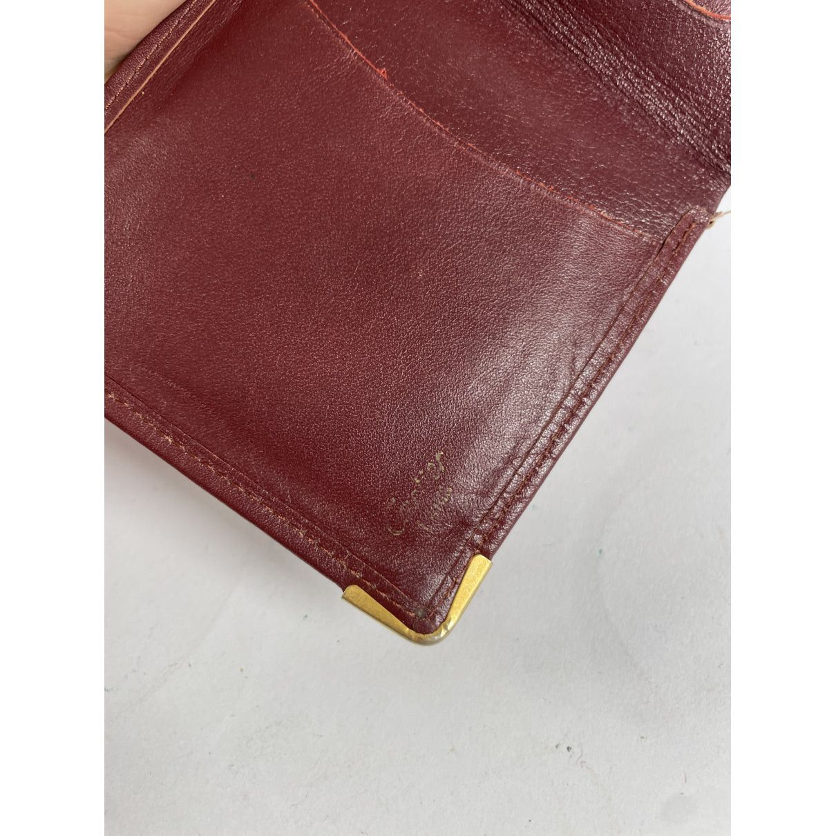 Cartier Burgundy Patent Leather Purse Size ONE SIZE - 5 Thumbnail