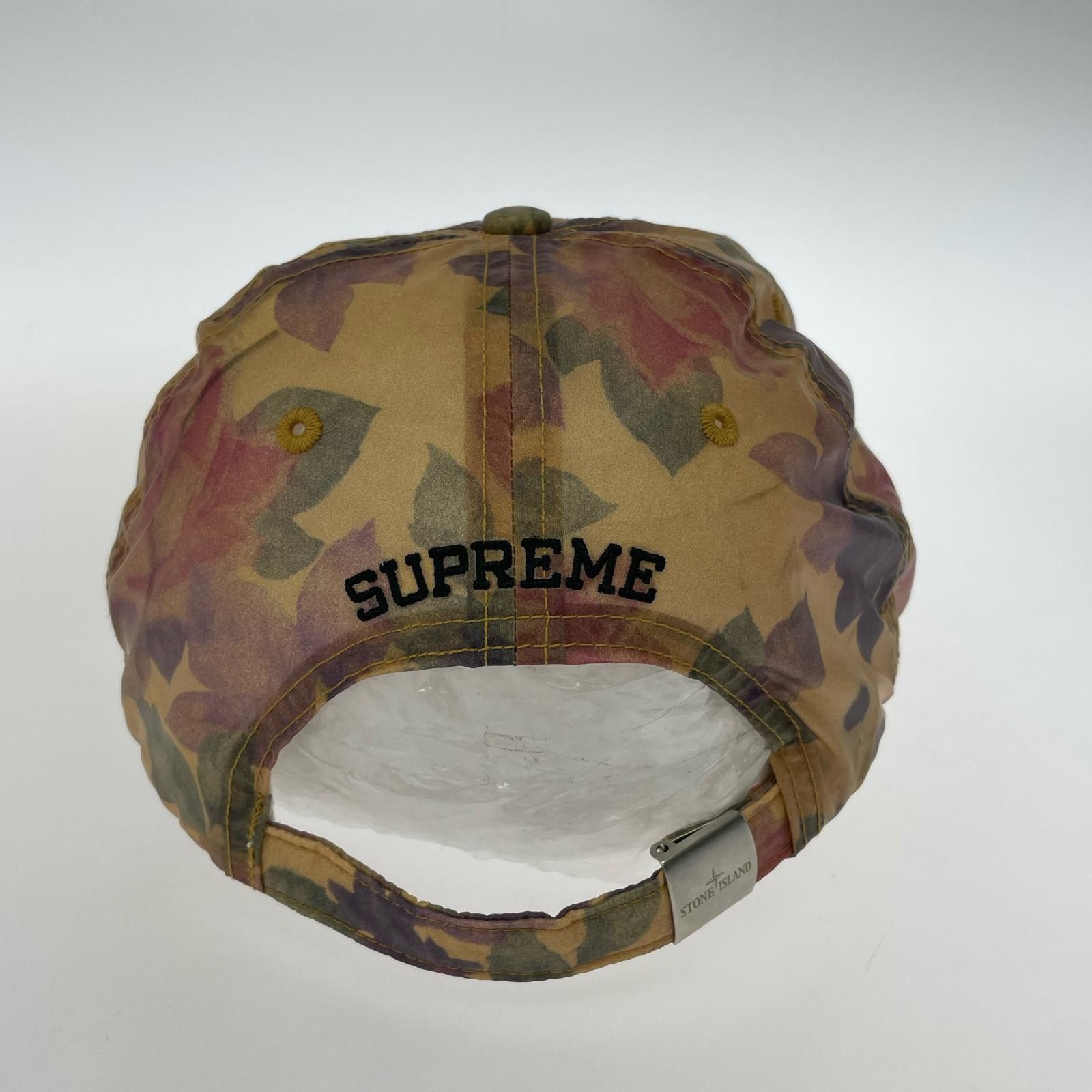 Supreme×STONE ISLAND 17AW 6-Panel Cap