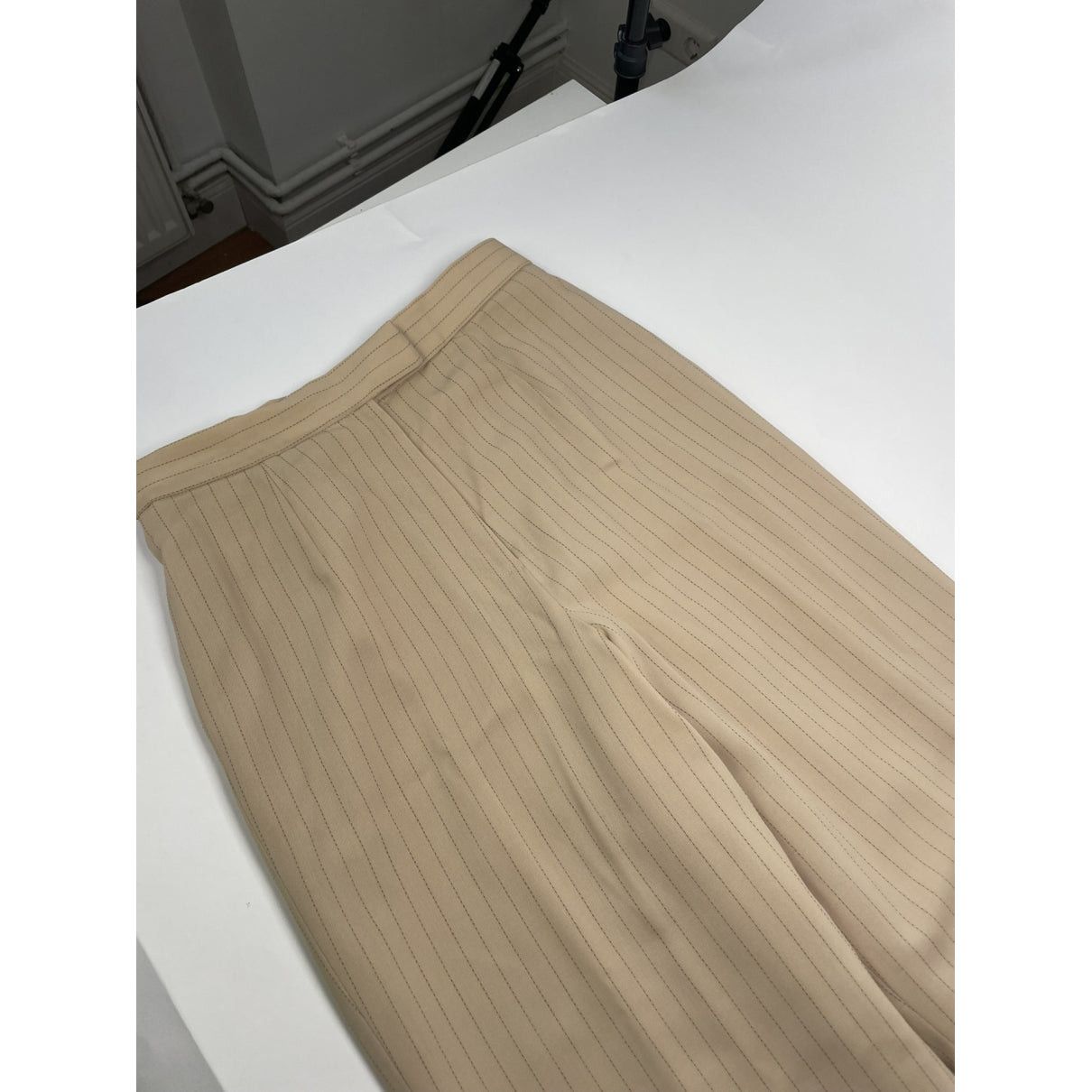 Balenciaga Beige Wool Trouser Size 34" / US 12 / IT 48 - 5 Thumbnail