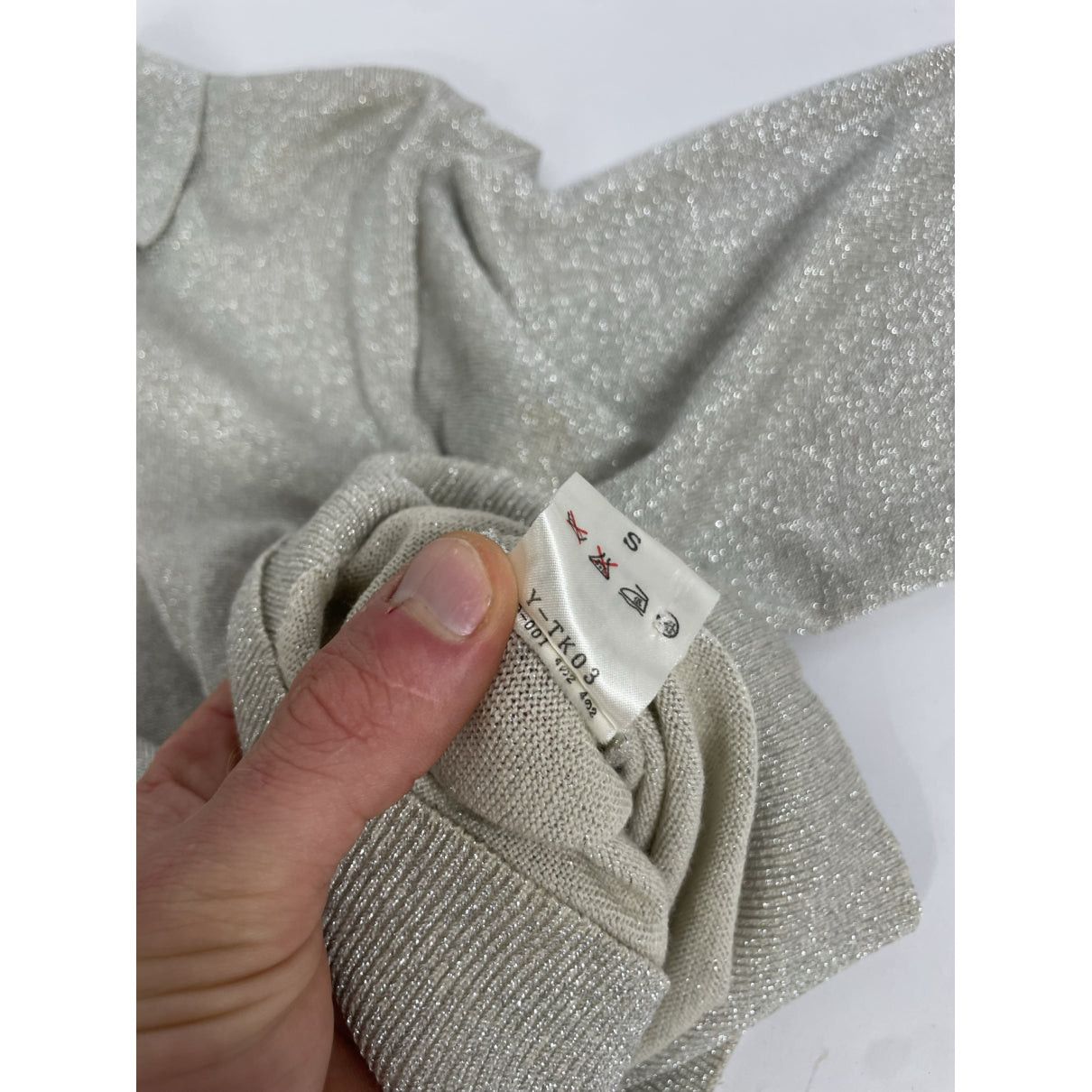 Other Dior Homme Silver Cotton Knitwear & Sweatshirt Size S / US 4 / IT 40 - 5 Thumbnail