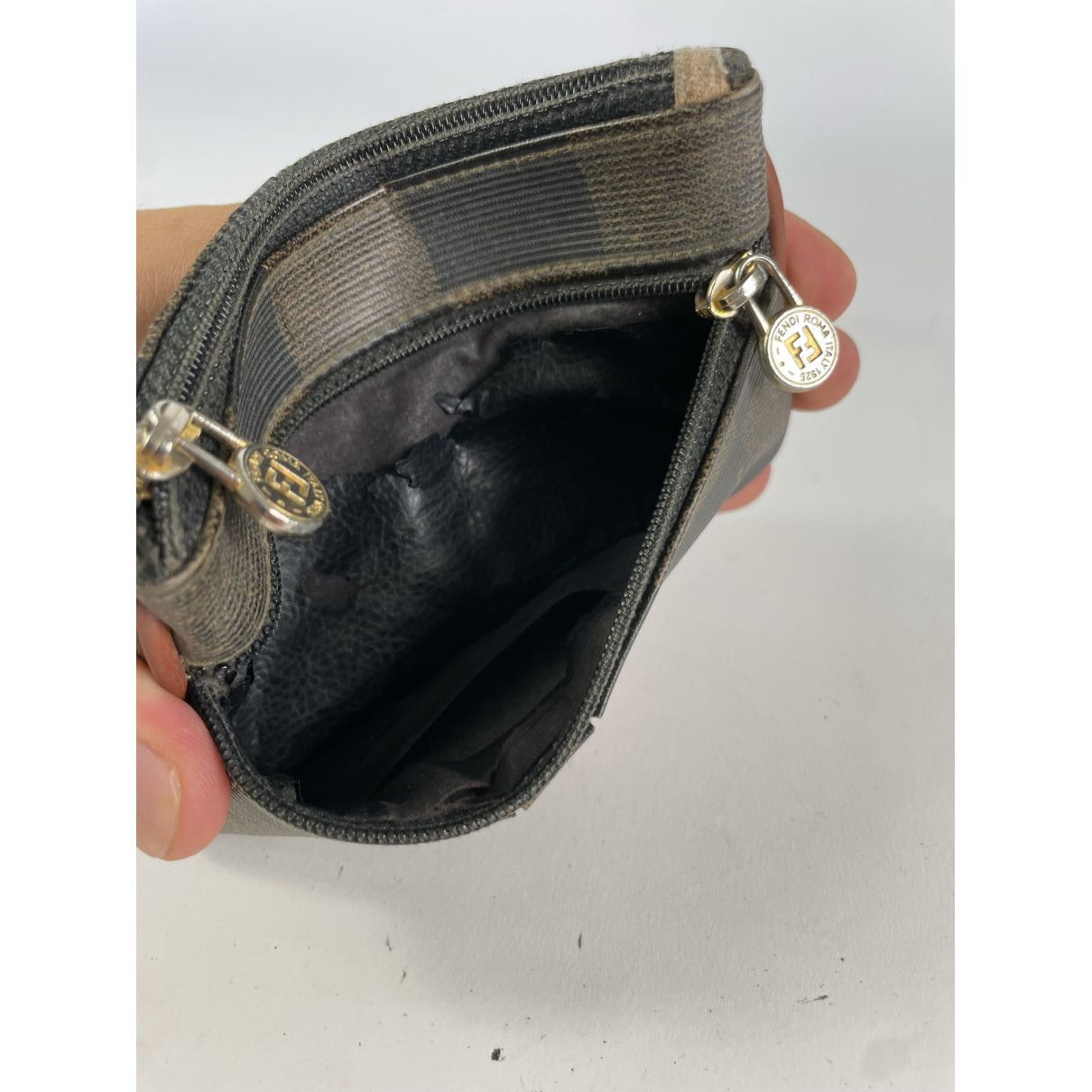 Fendi Brown Leather Purse Size ONE SIZE - 3 Thumbnail