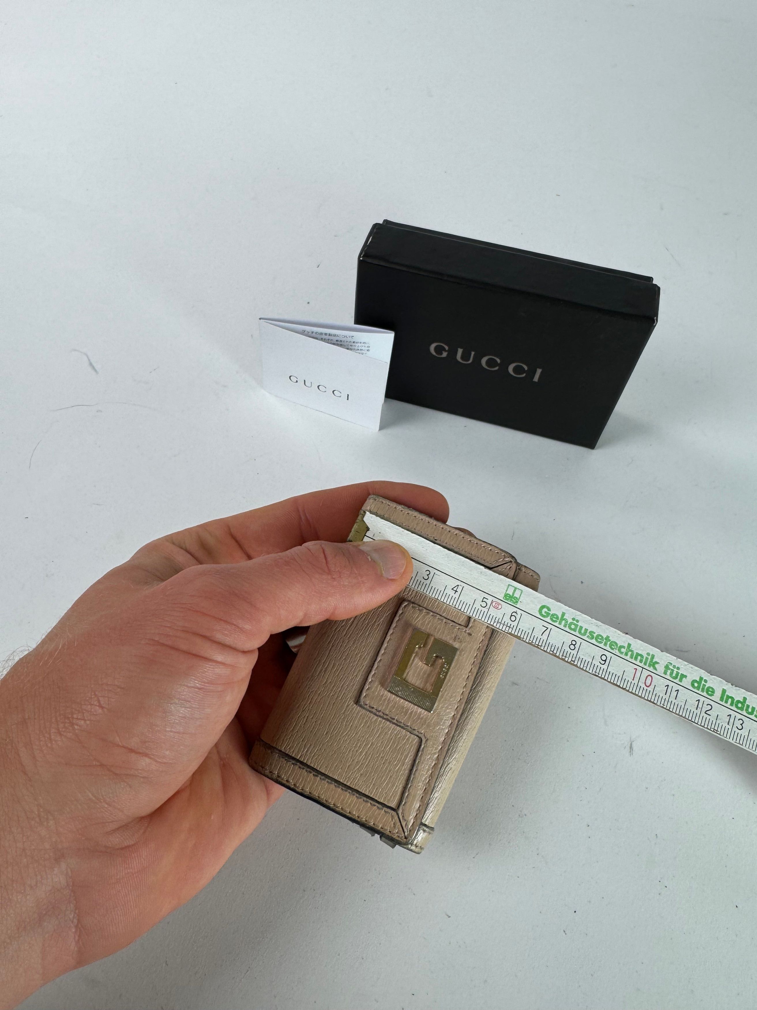 Gucci Vintage Leather Key Holder Rose / beige Size ONE SIZE - 9 Thumbnail