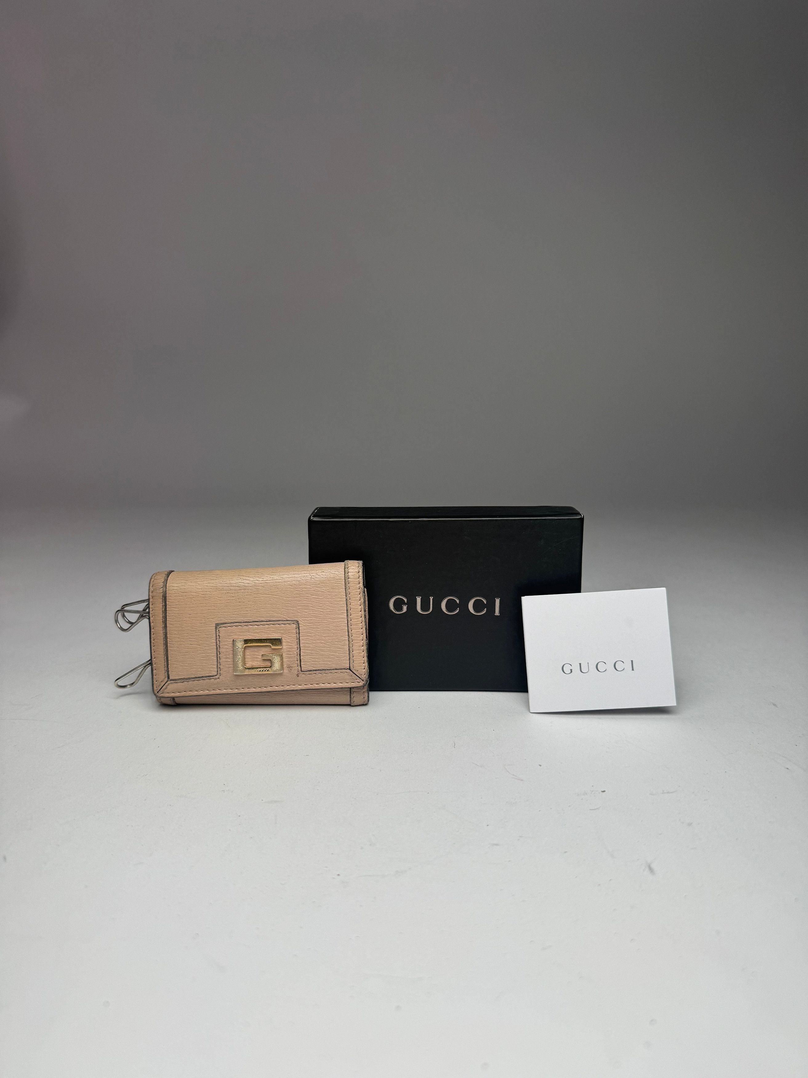 Gucci Vintage Leather Key Holder Rose / beige Size ONE SIZE - 6 Thumbnail