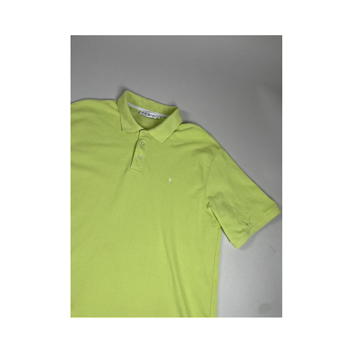 Yves Saint Laurent Green Cotton Polo Shirt Size XXL / US 16-18 / IT 52-54 - 4 Thumbnail