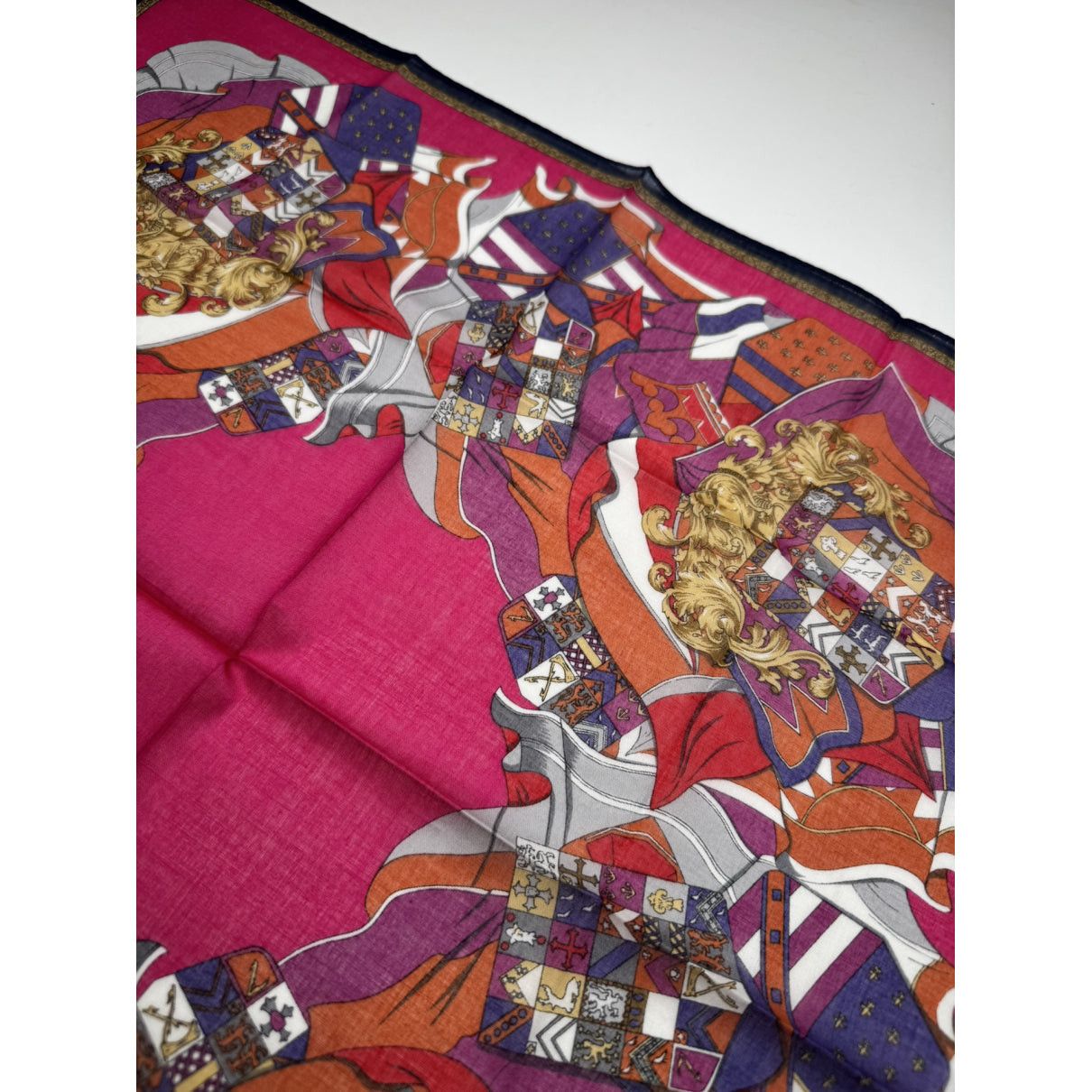 Celine Red Silk Scarf Size ONE SIZE - 5 Thumbnail
