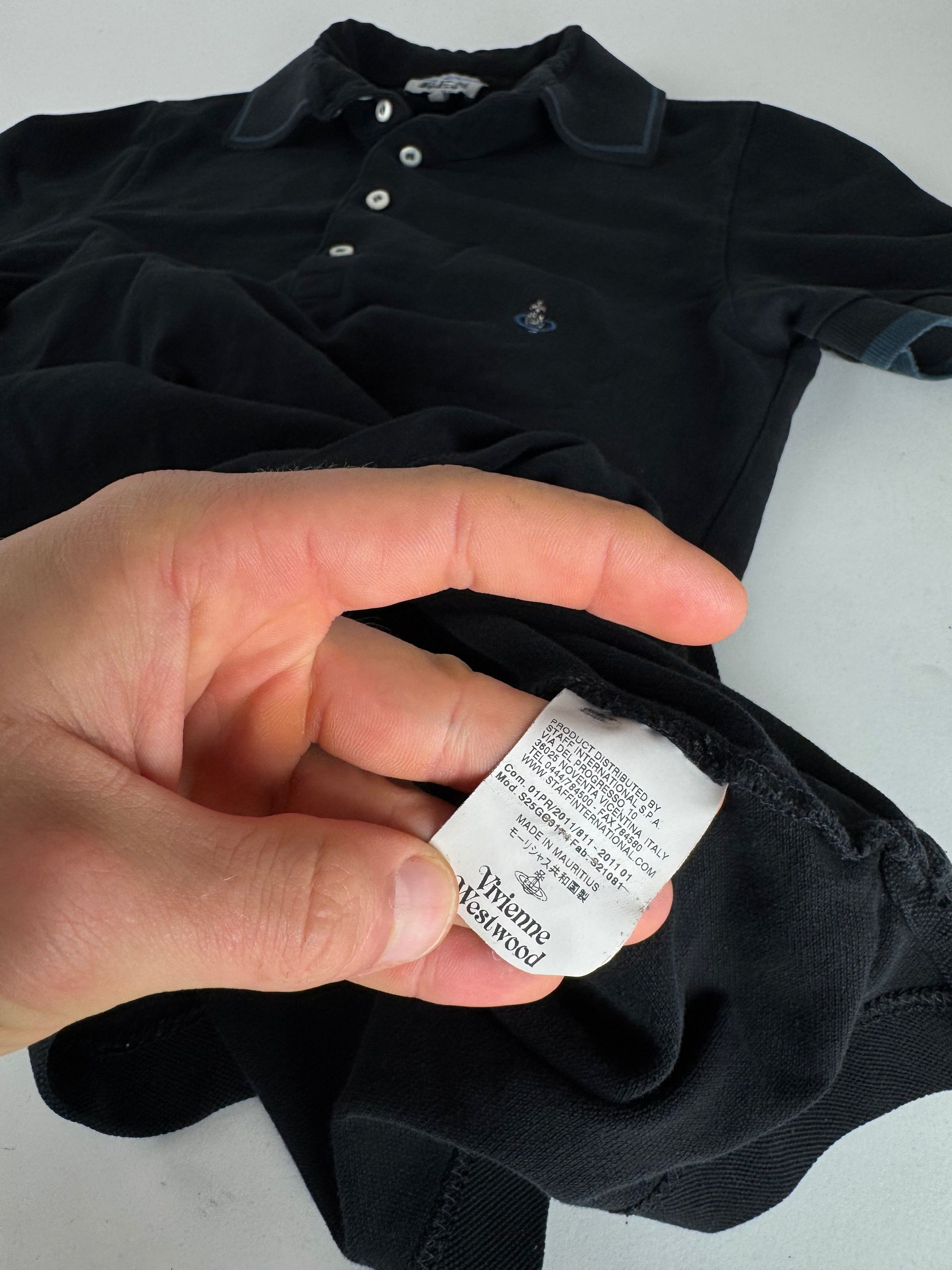 Vivienne Westwood Vintage Polo Shirt Black S Size L / US 10 / IT 46 - 6 Thumbnail