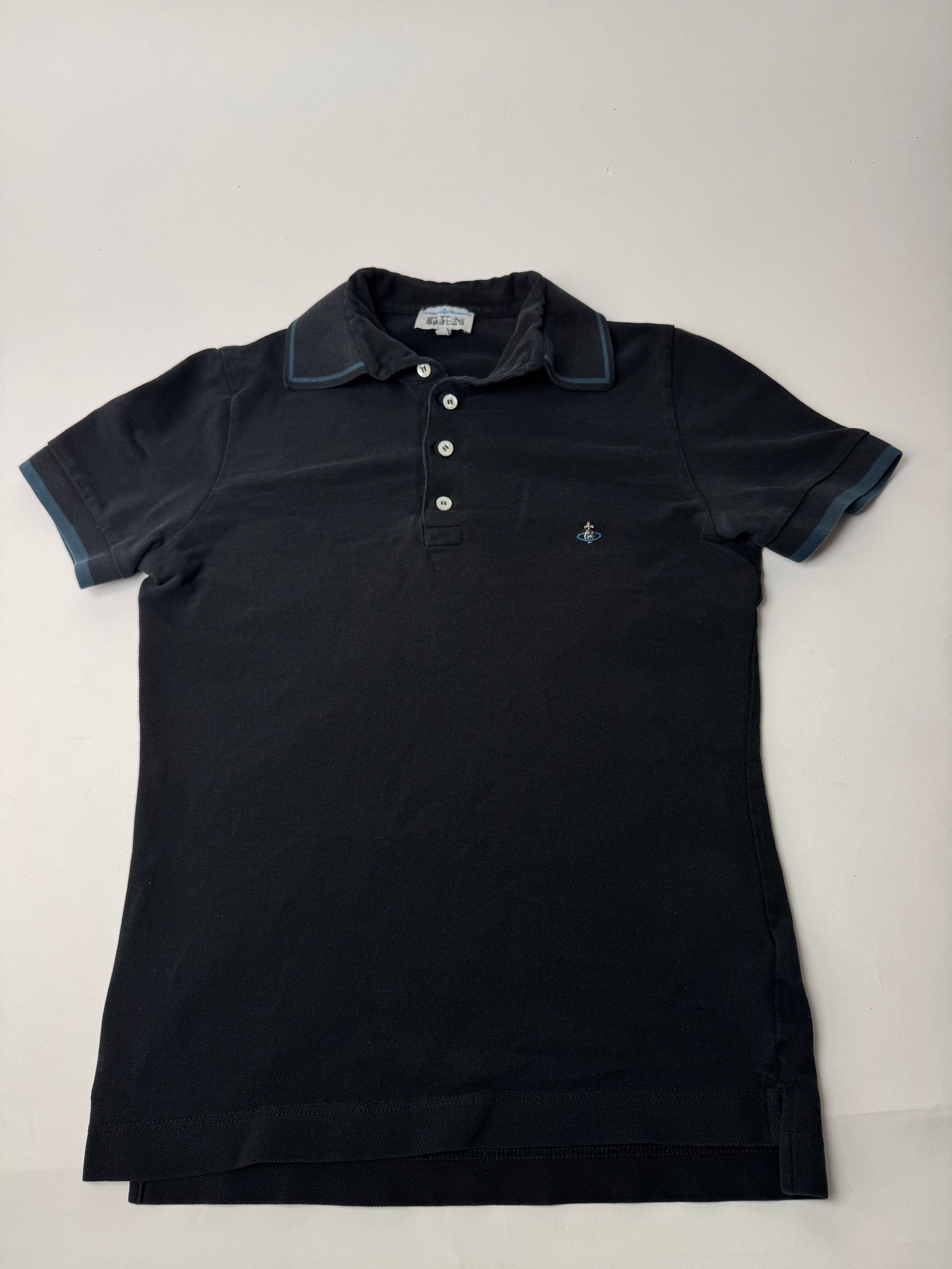 Vivienne Westwood Vintage Polo Shirt Black S Size L / US 10 / IT 46 - 4 Thumbnail