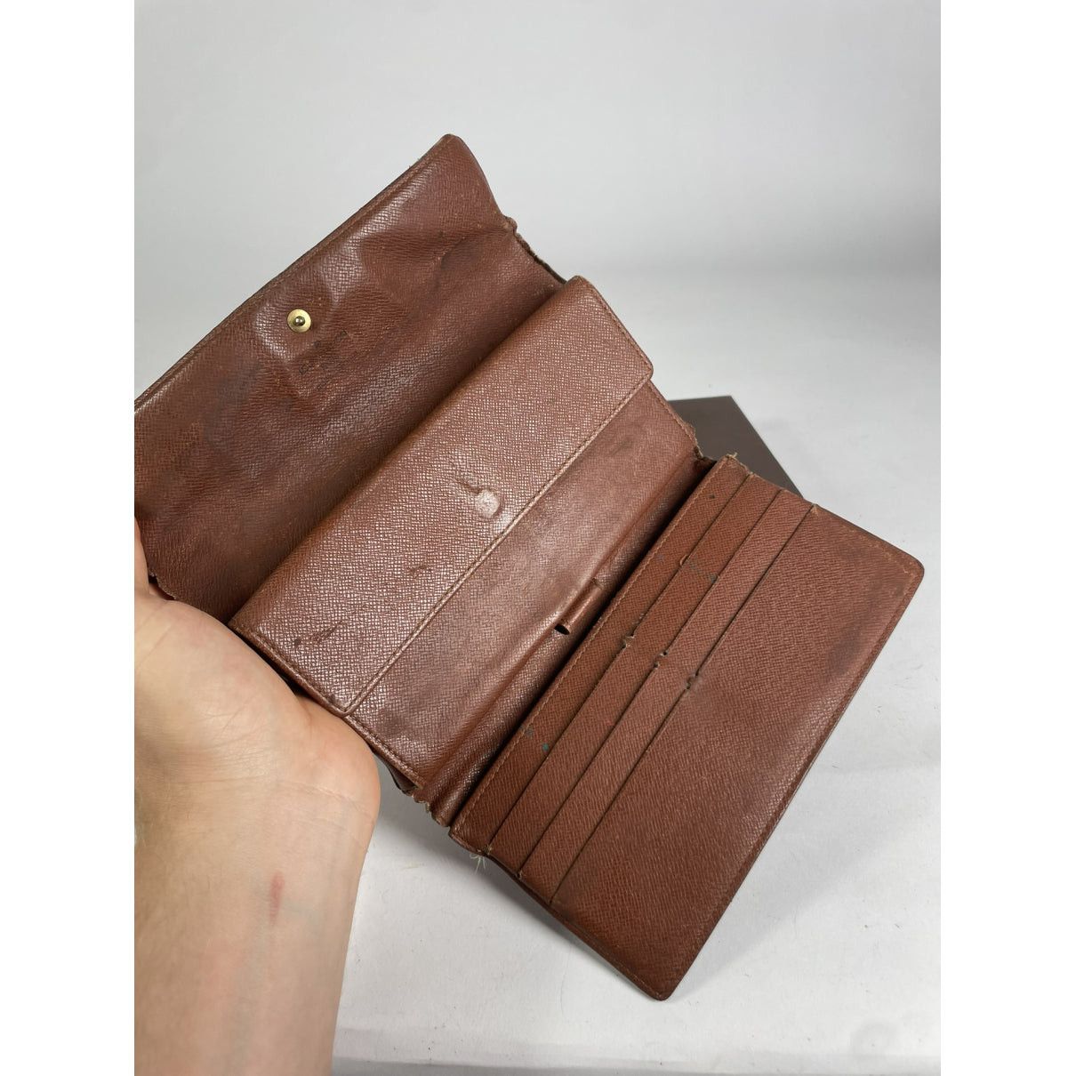 Louis Vuitton Alexandra Brown Leather Wallet Size ONE SIZE - 5 Thumbnail
