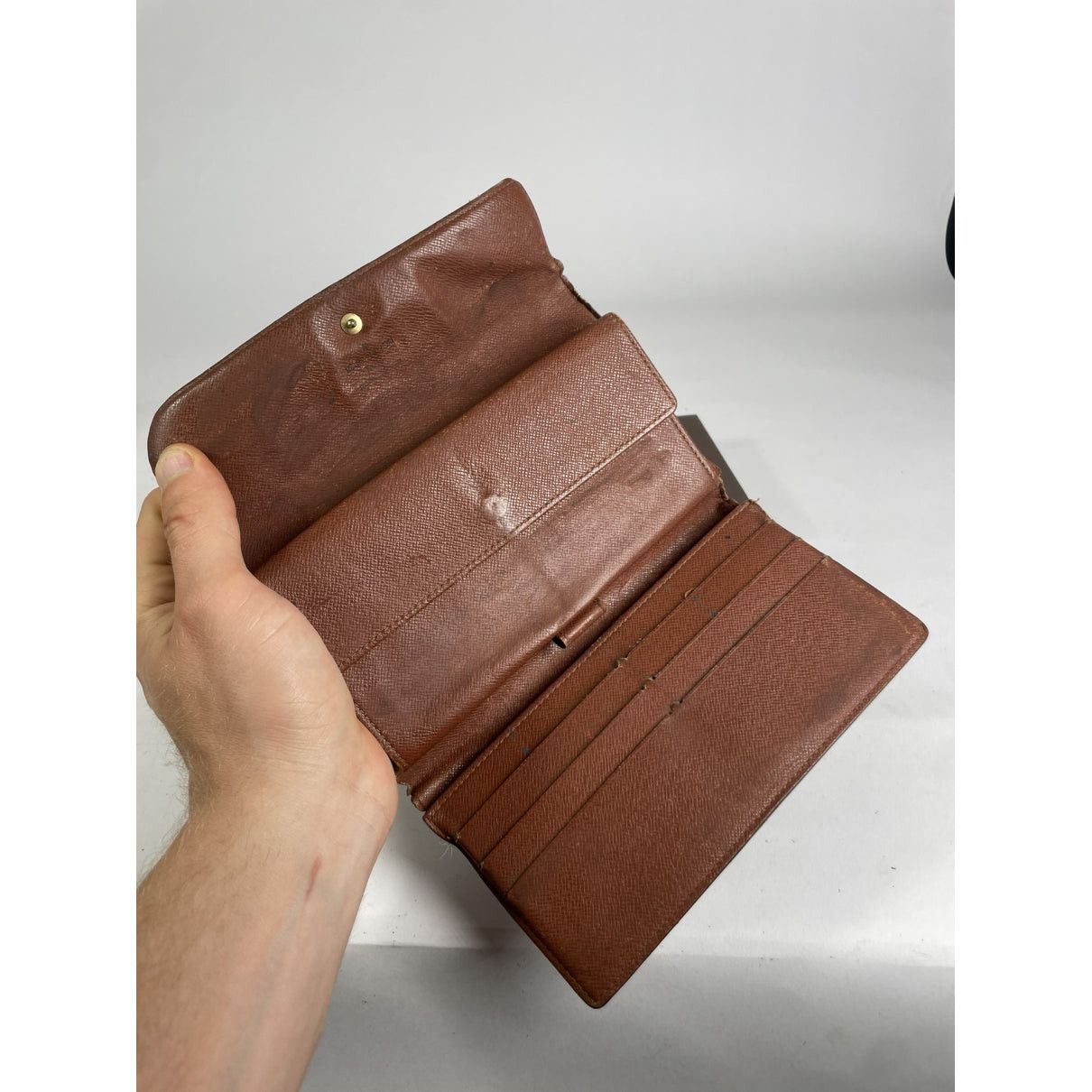Louis Vuitton Alexandra Brown Leather Wallet Size ONE SIZE - 4 Thumbnail