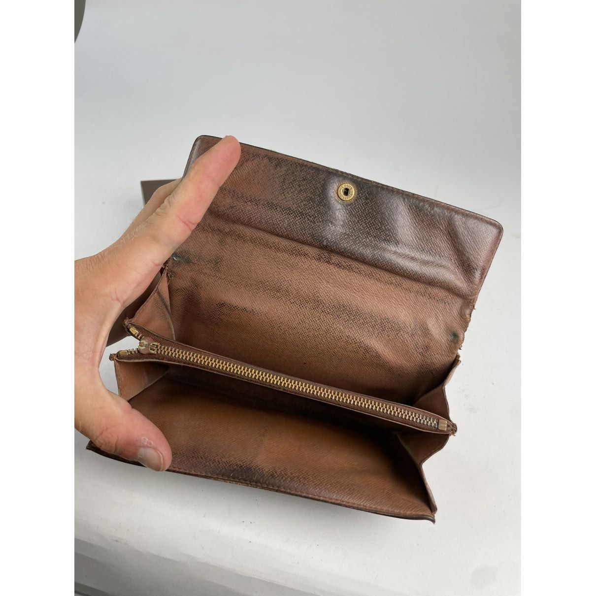 Louis Vuitton Kimono Brown Leather Wallet Size ONE SIZE - 3 Thumbnail