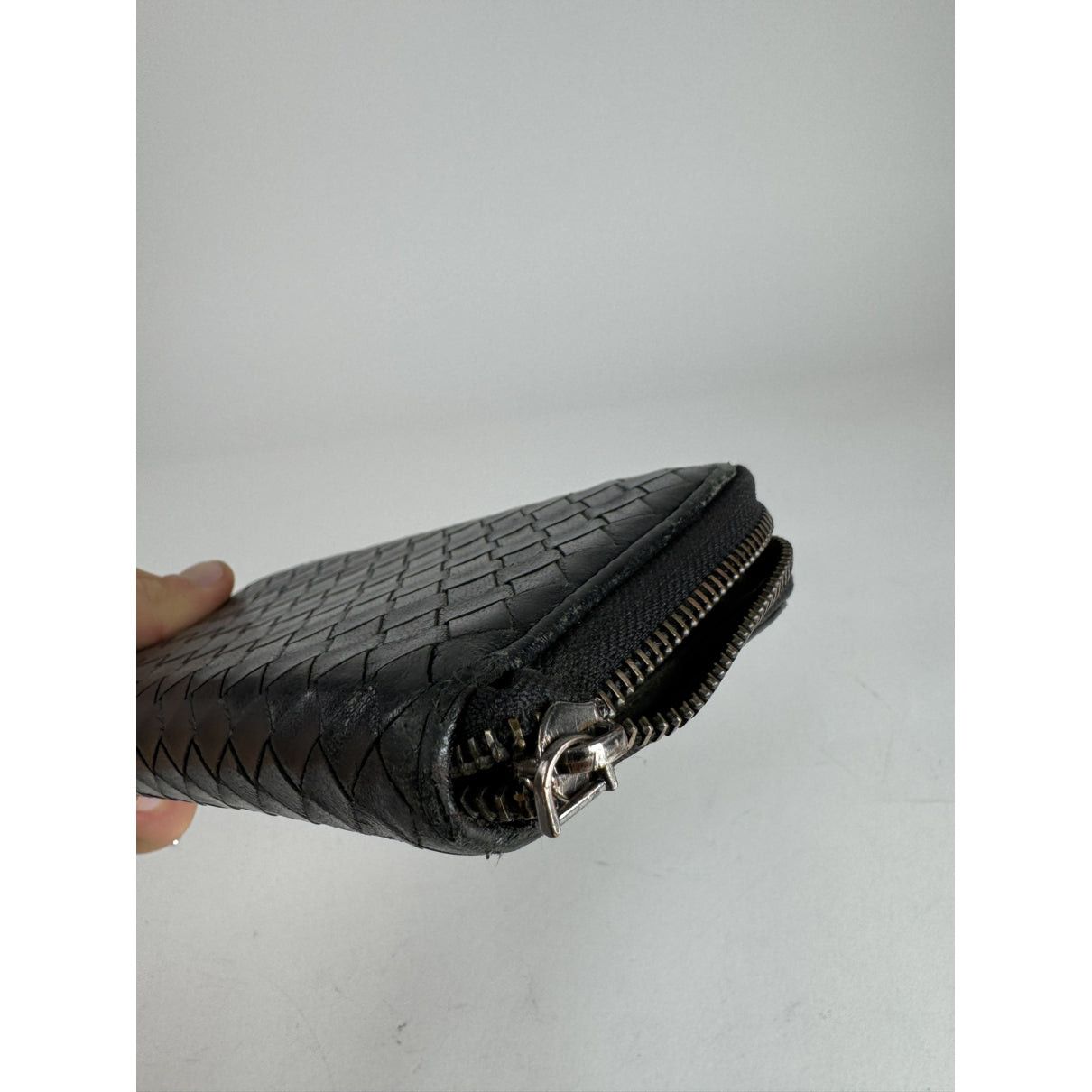 Bottega Veneta Intrecciato Black Leather Wallet Size ONE SIZE - 3 Thumbnail