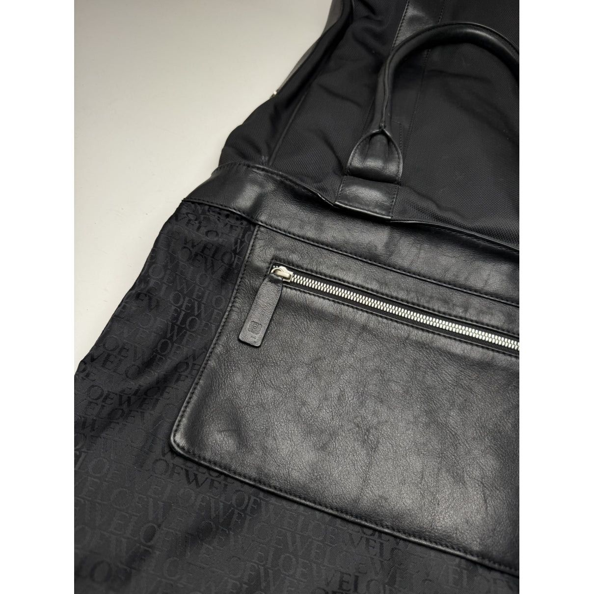 Loewe Puzzle Black Cotton Handbag Size ONE SIZE - 4 Thumbnail