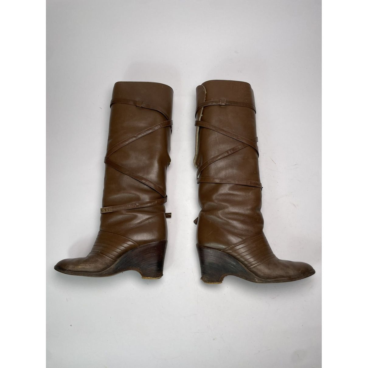 Issey Miyake Brown Leather Boot Size US 6 / IT 36 - 4 Thumbnail