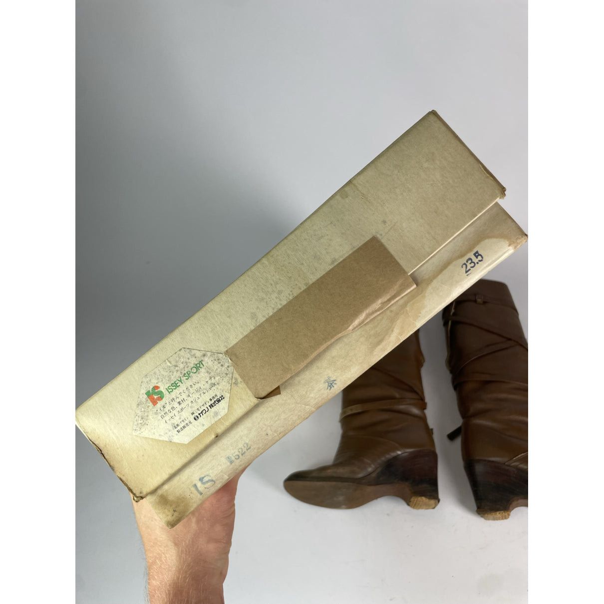 Issey Miyake Brown Leather Boot Size US 6 / IT 36 - 3 Thumbnail
