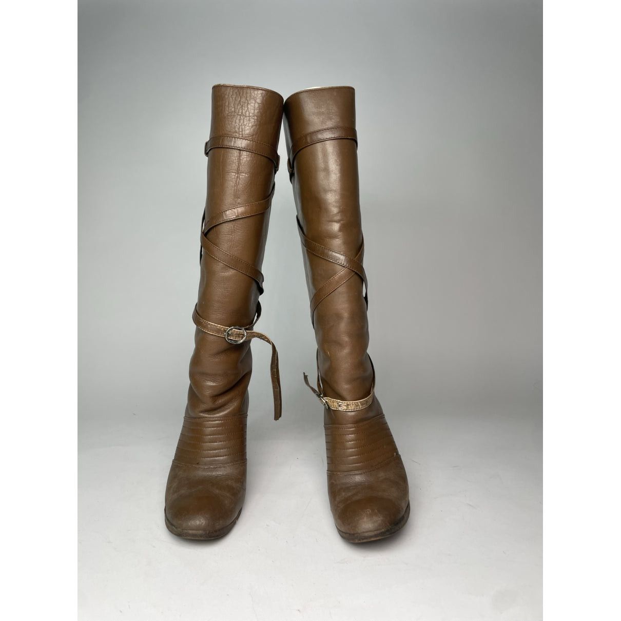 Issey Miyake Brown Leather Boot Size US 6 / IT 36 - 5 Thumbnail