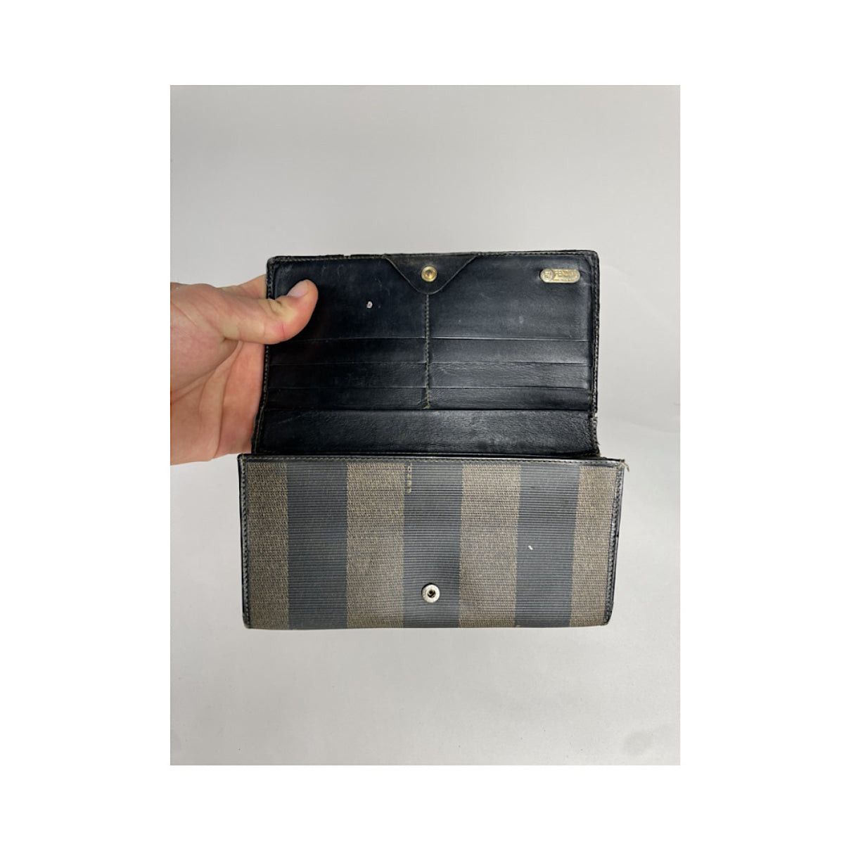 Fendi Baguette Black Leather Wallet Size ONE SIZE - 5 Thumbnail
