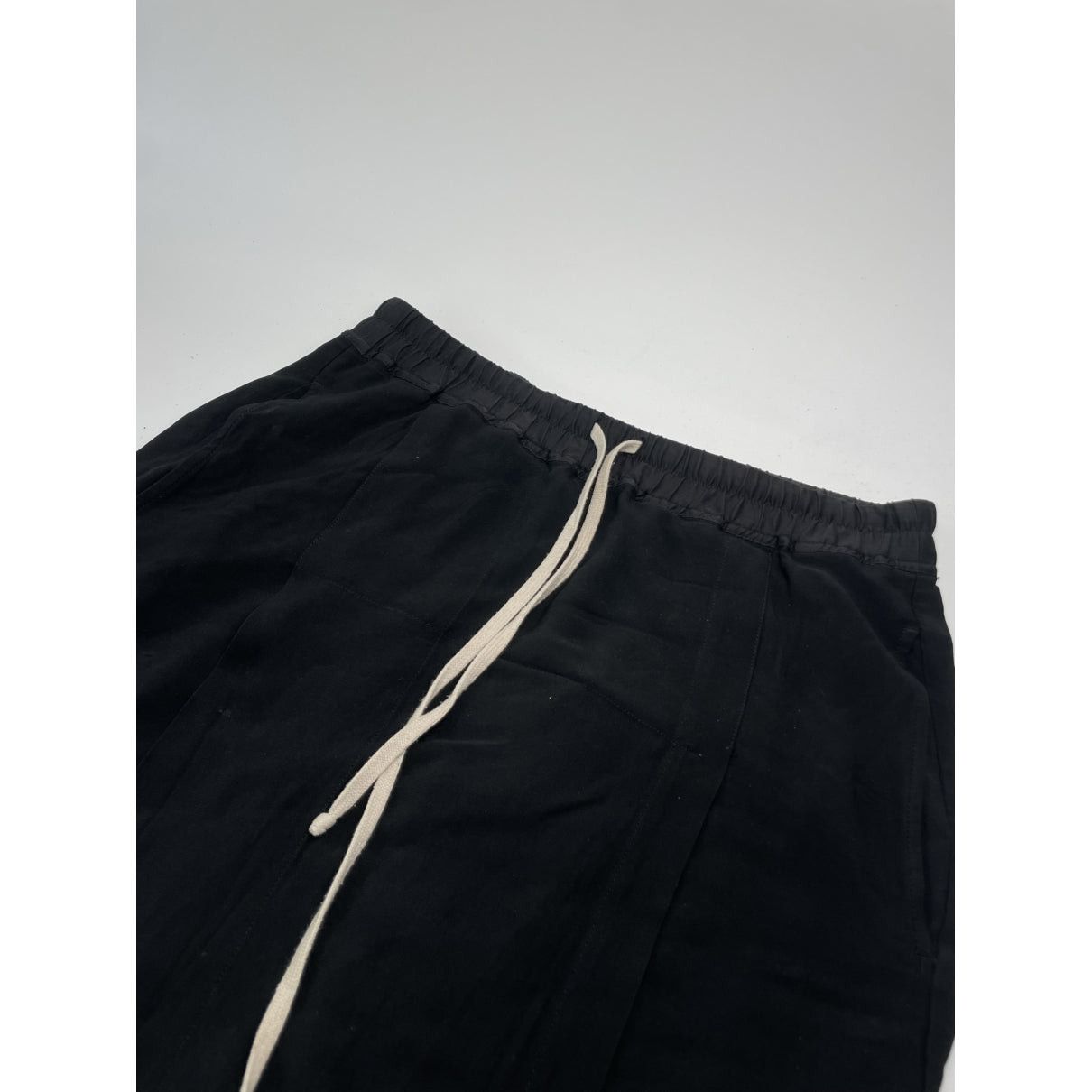Rick Owens Black Silk Trouser Size 30" / US 8 / IT 44 - 2 Thumbnail