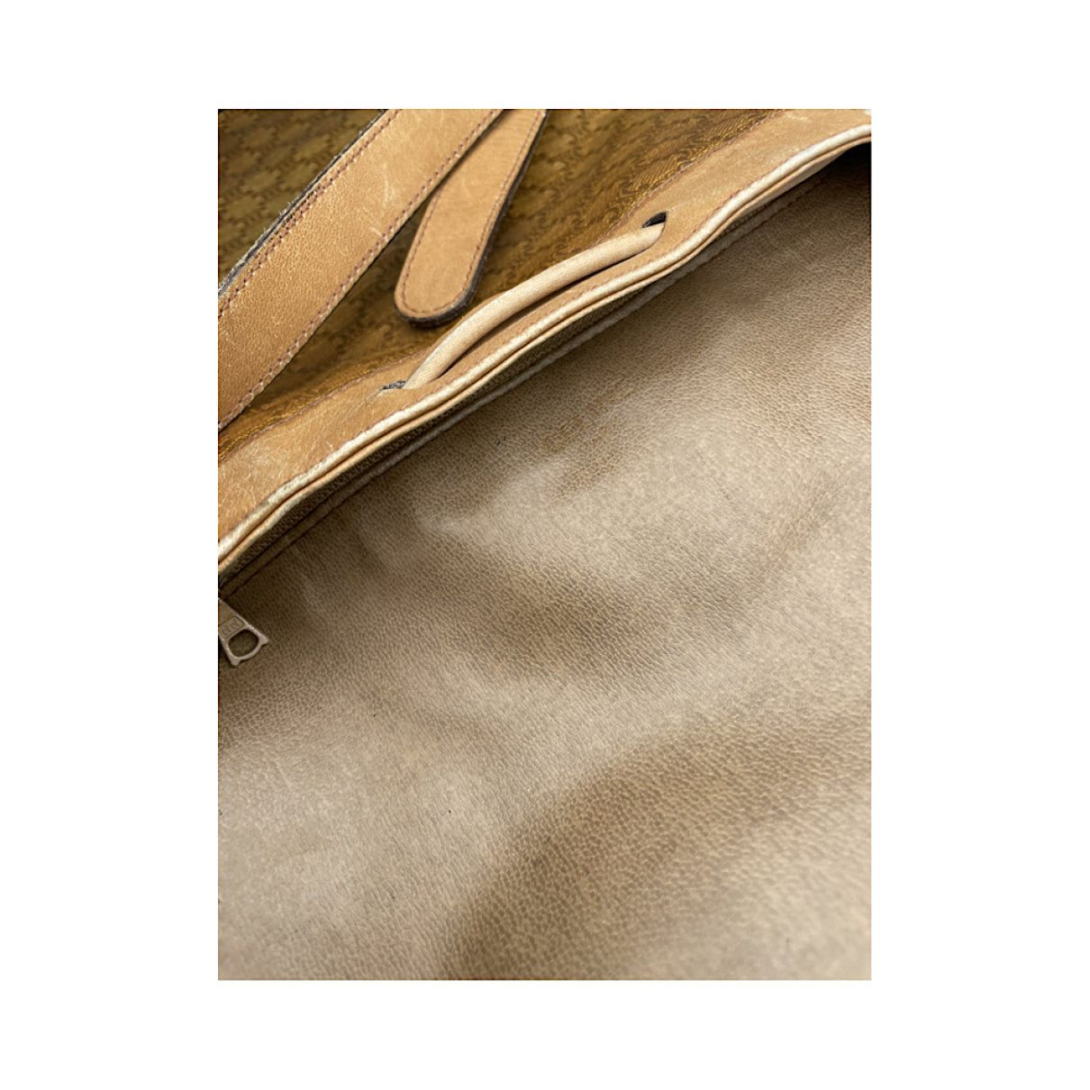 Celine SAC SEAU Gold Leather Handbag Size ONE SIZE - 4 Thumbnail