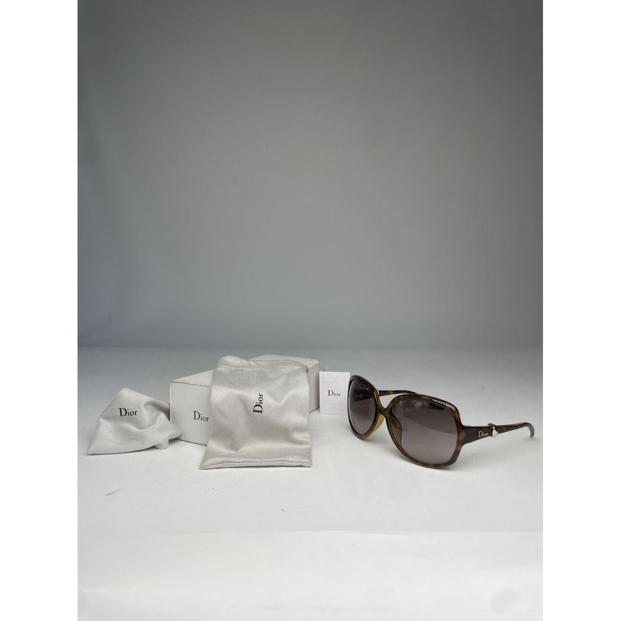 Dior Brown Plastic Sunglasses Size ONE SIZE - 5 Thumbnail