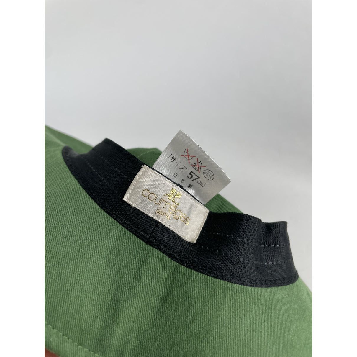 Courreges Courrèges Green Cotton Hat Size ONE SIZE - 2 Thumbnail