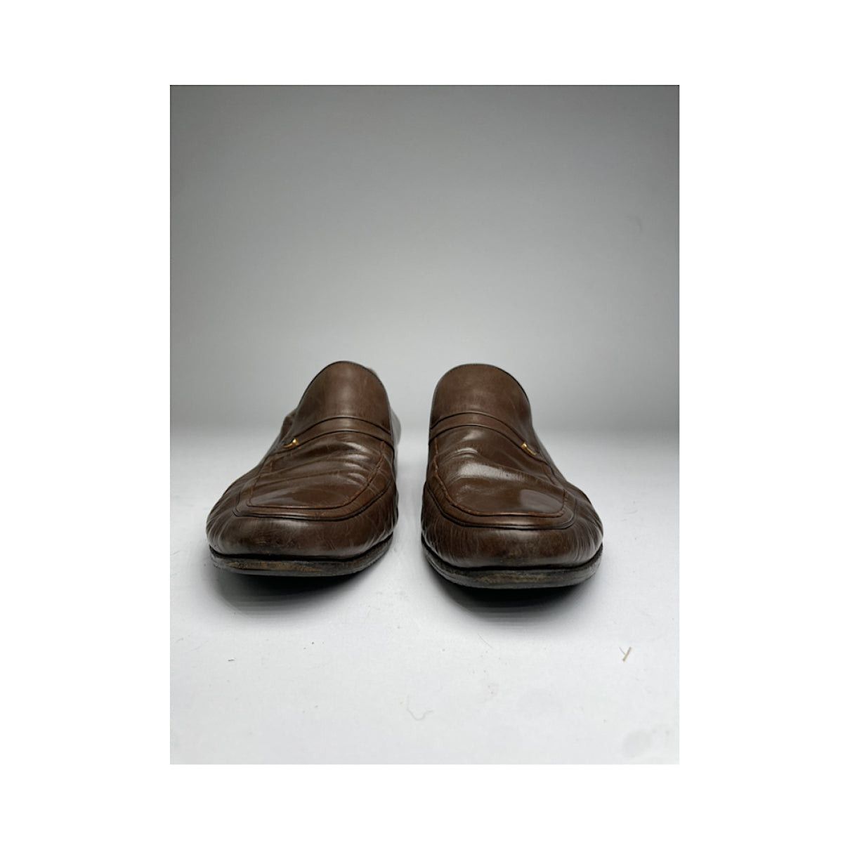 Other Dior Homme Brown Leather Flat Size US 9 / IT 39 - 3 Thumbnail