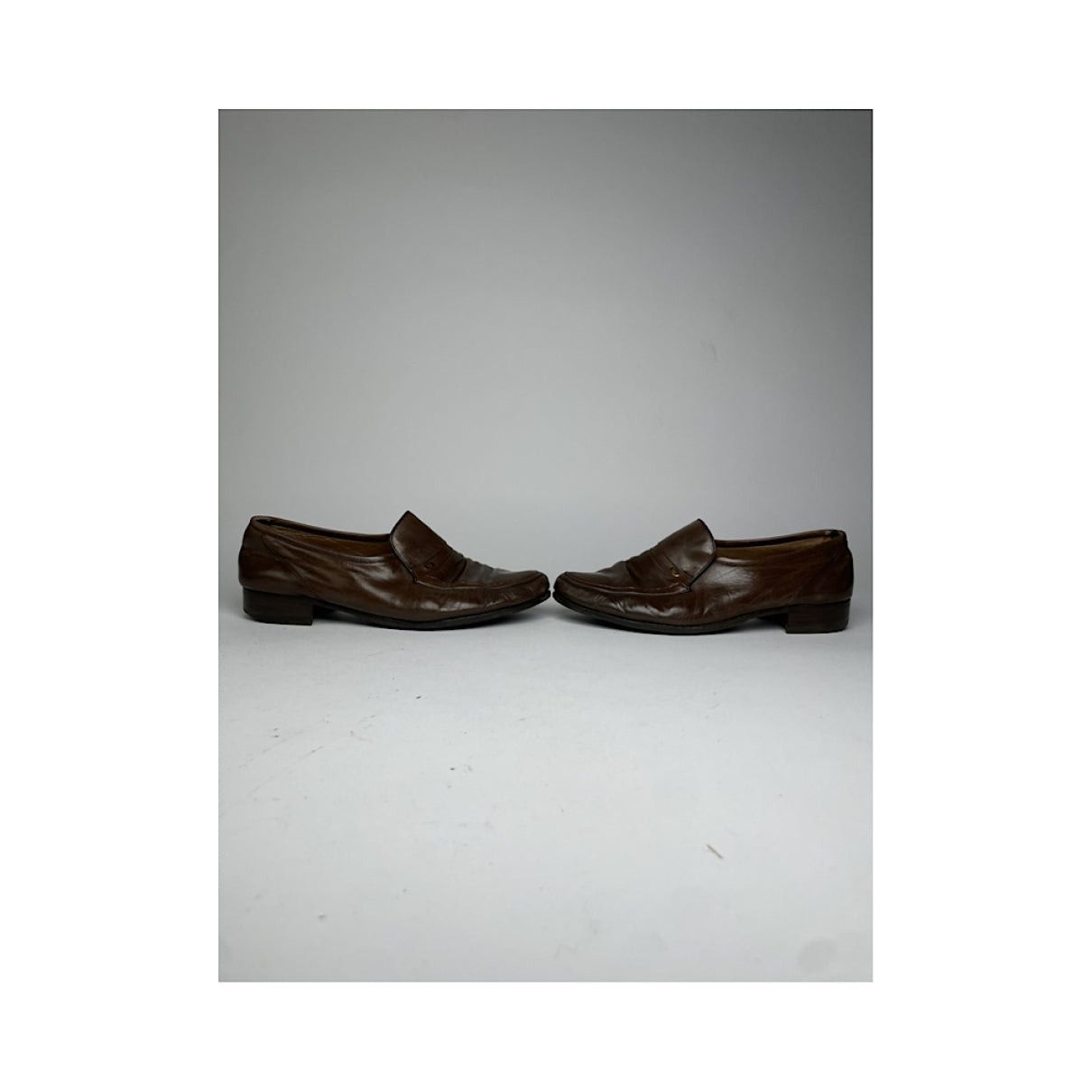 Other Dior Homme Brown Leather Flat Size US 9 / IT 39 - 2 Thumbnail